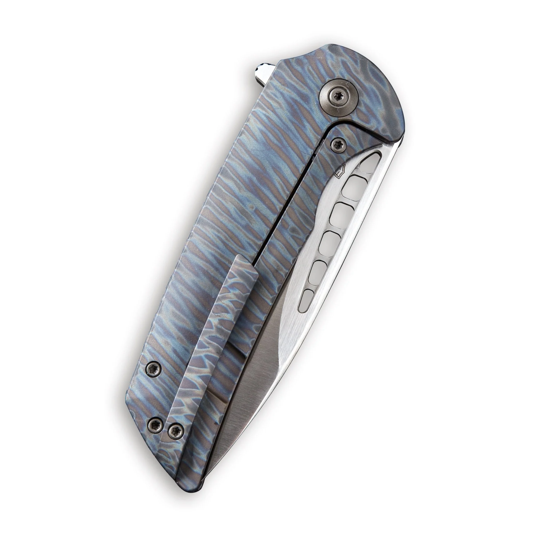 WEKNIFE Malice Flipper Knife Titanium Handle (3.45" M390 Blade) 911B - Image 3