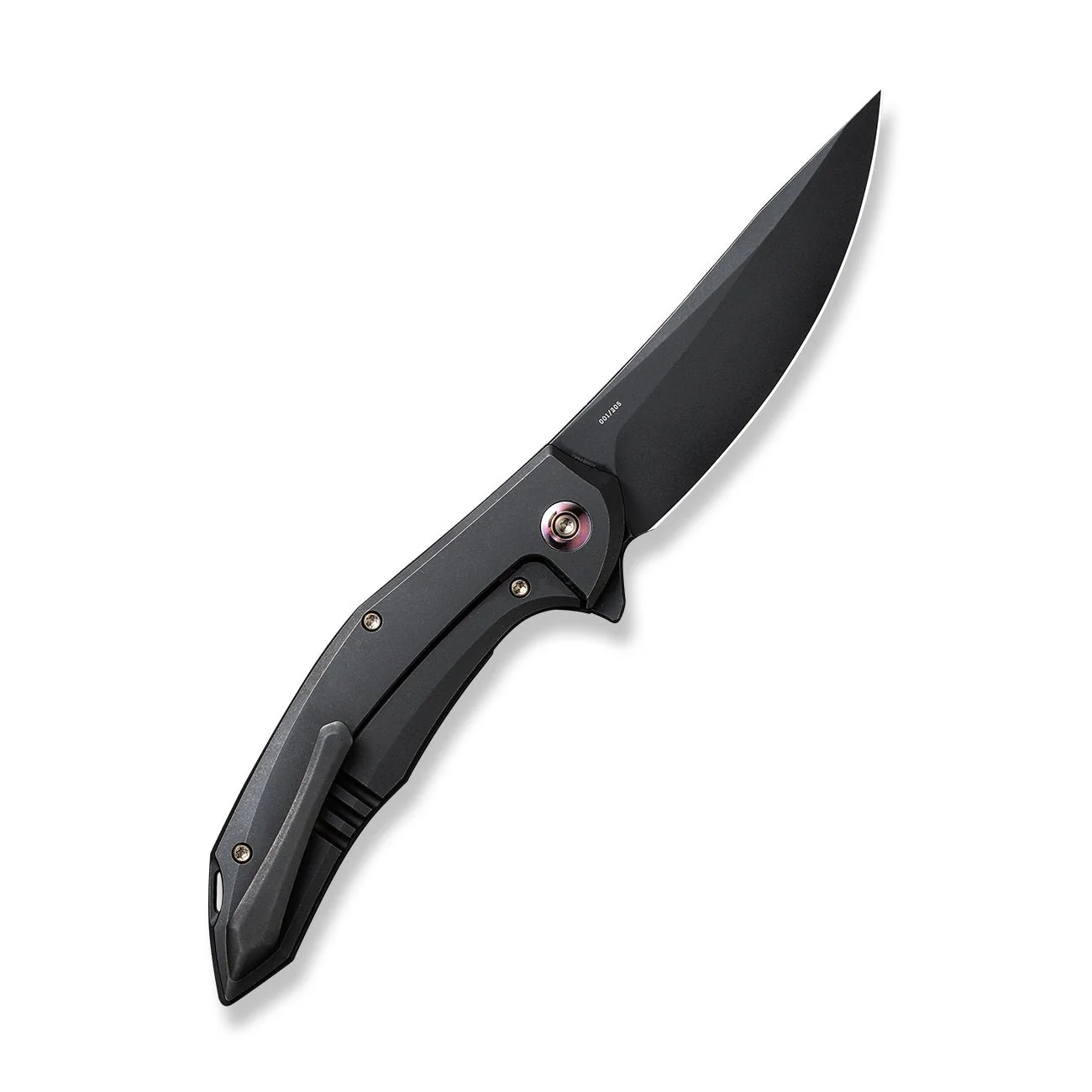 WEKNIFE Merata Flipper Knife Titanium Handle (3.68" CPM 20CV Blade) WE22008A-1 - Image 2