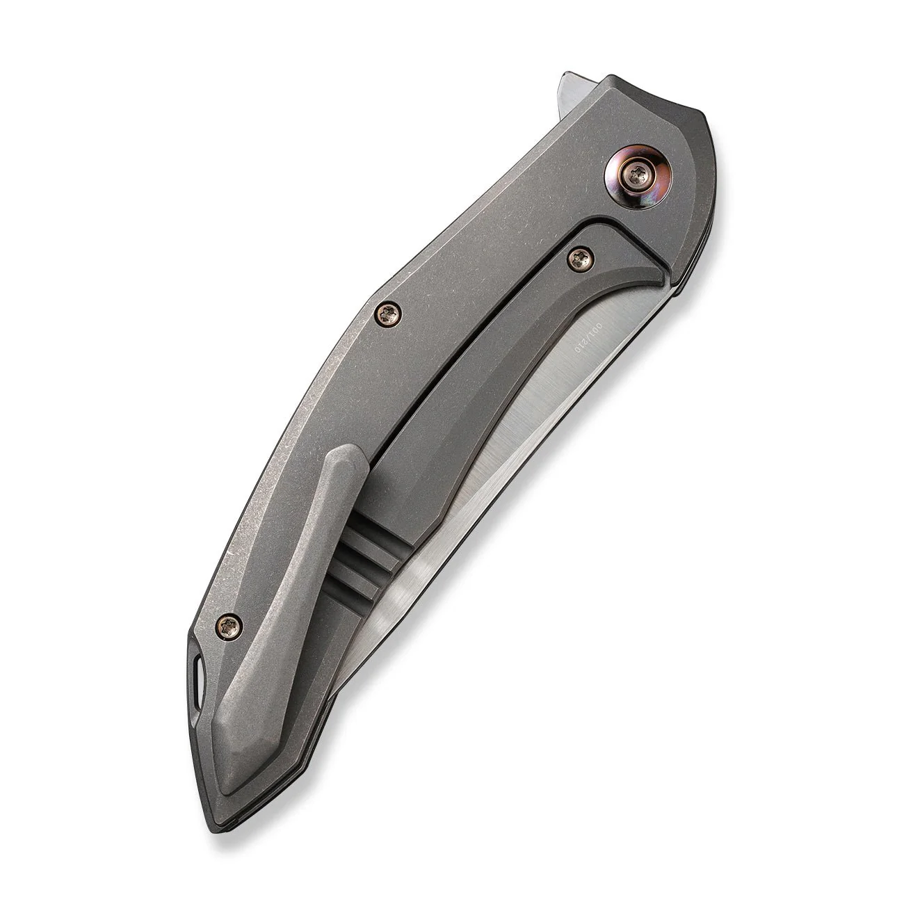WEKNIFE Merata Flipper Knife Titanium Handle (3.68" CPM 20CV Blade) WE22008A-2 - Image 7