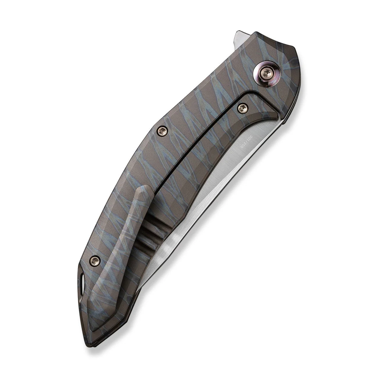 WEKNIFE Merata Flipper Knife Titanium Handle (3.68" CPM 20CV Blade) WE22008A-3 - Image 7