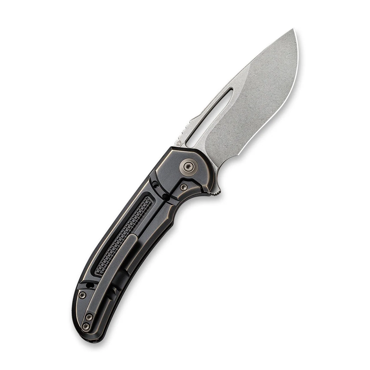 WEKNIFE Minax Flipper & Thumb Hole Knife Titanium Handle(3.44" CPM 20CV Blade) 2007A - Image 2