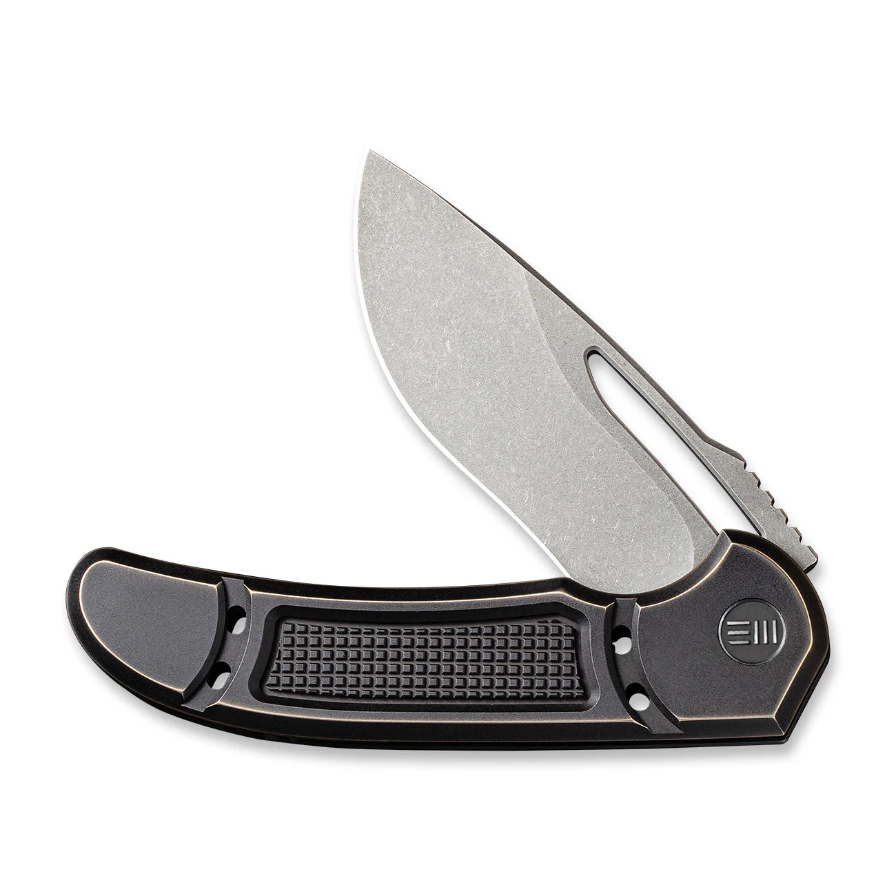 WEKNIFE Minax Flipper & Thumb Hole Knife Titanium Handle(3.44" CPM 20CV Blade) 2007A - Image 4