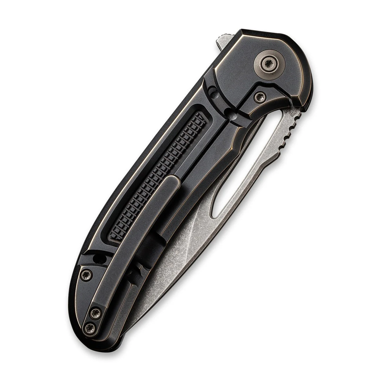 WEKNIFE Minax Flipper & Thumb Hole Knife Titanium Handle(3.44" CPM 20CV Blade) 2007A - Image 6
