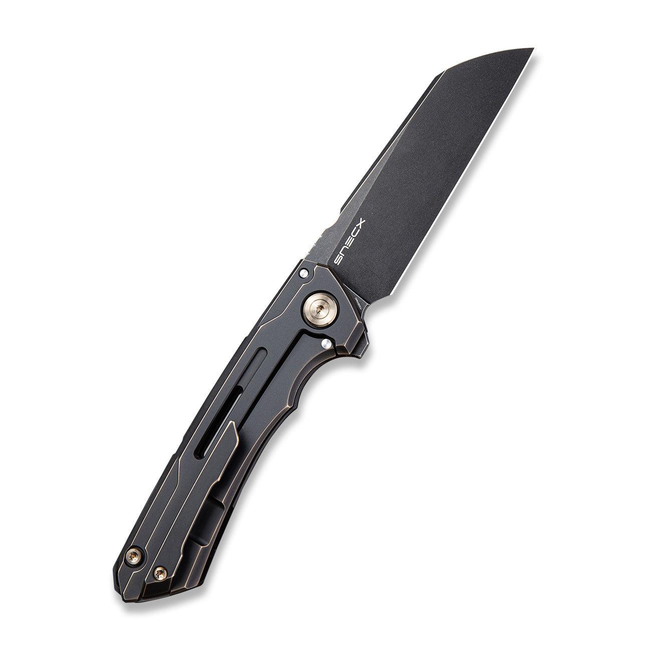 WEKNIFE Mini Buster Flipper Knife Titanium Handle (3.43" CPM 20CV Blade) 2003B - Image 2