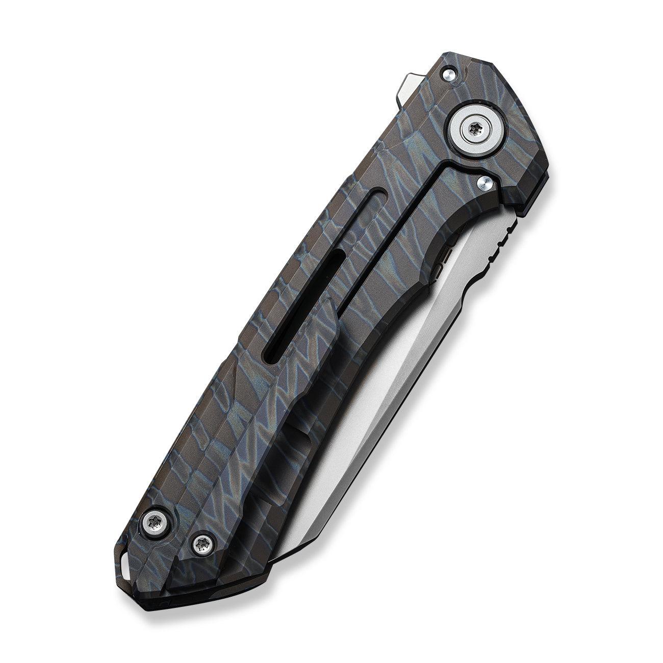 WEKNIFE Mini Buster Flipper Knife Titanium Handle (3.43" CPM 20CV Blade) 2003C - Image 7