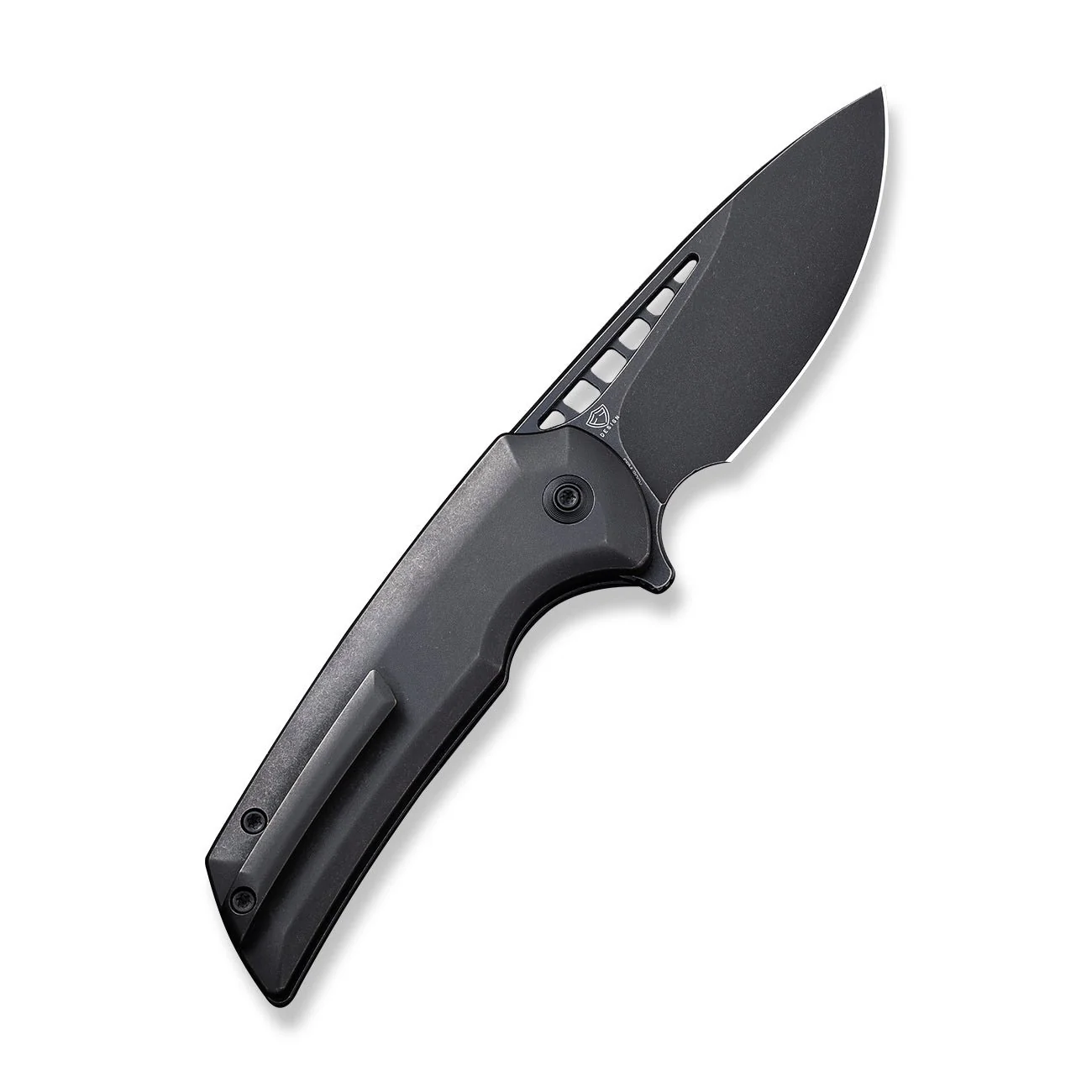 WEKNIFE Mini Malice Flipper & Button Lock Knife Titanium Handle (2.98" CPM 20CV Blade) WE054BL-1 - Image 2