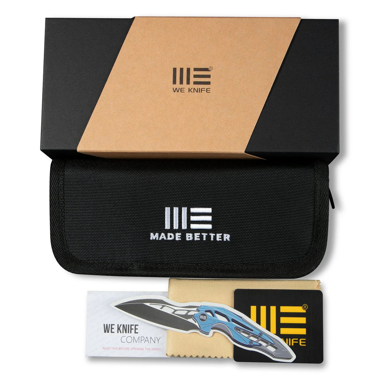 WEKNIFE Mini Malice Flipper & Button Lock Knife Titanium Handle (2.98" CPM 20CV Blade) WE054BL-2 - Image 10