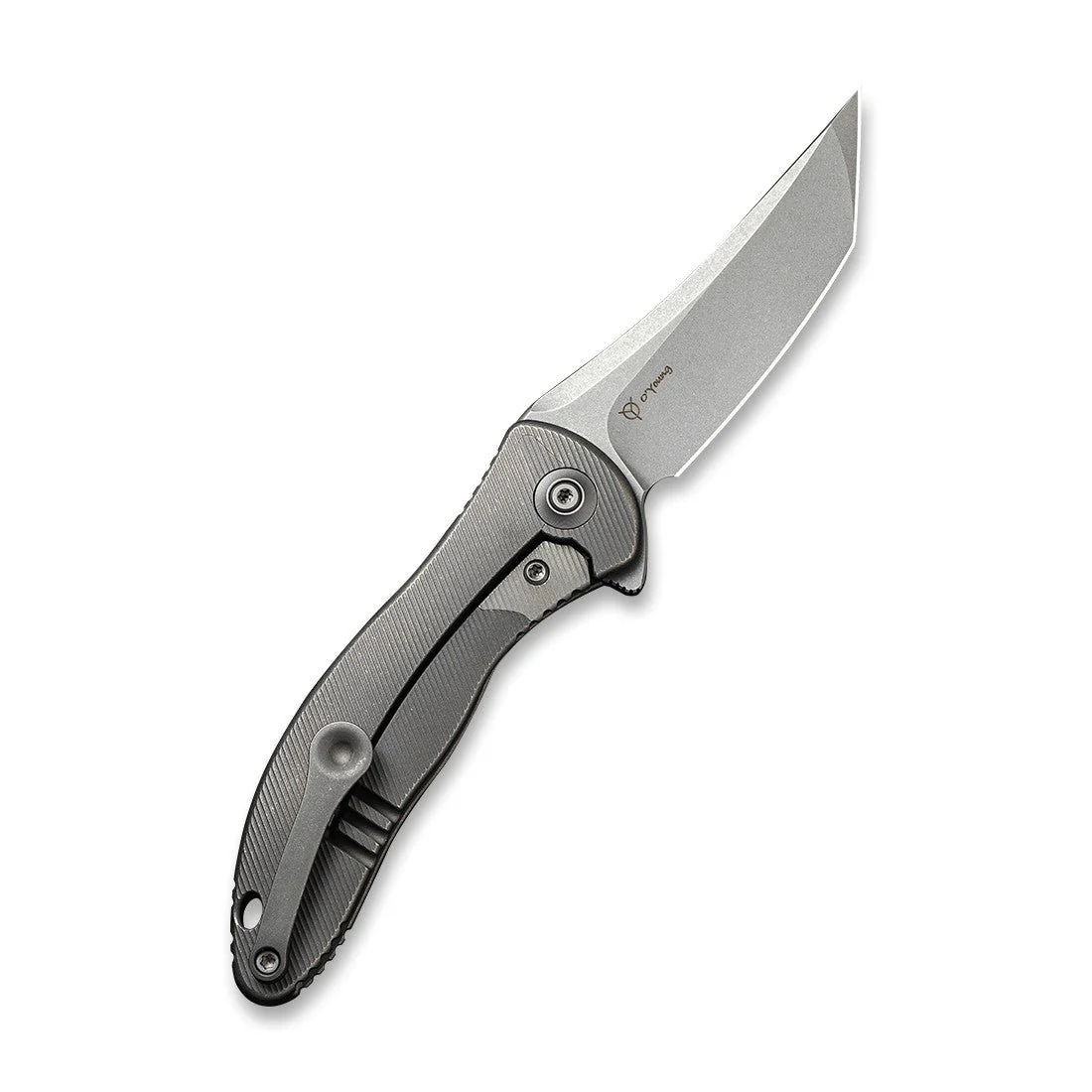 WEKNIFE Mini Synergy Flipper Knife Titanium Handle (2.93" CPM 20CV Blade) 2012A - Image 2