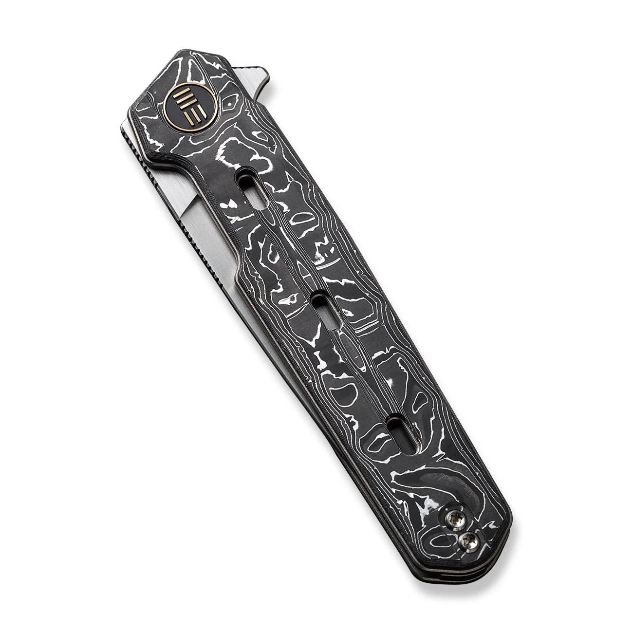 WEKNIFE Navo Flipper Knife Carbon Fiber Handle (3.25" CPM 20CV Blade) WE22026-6 - Image 6