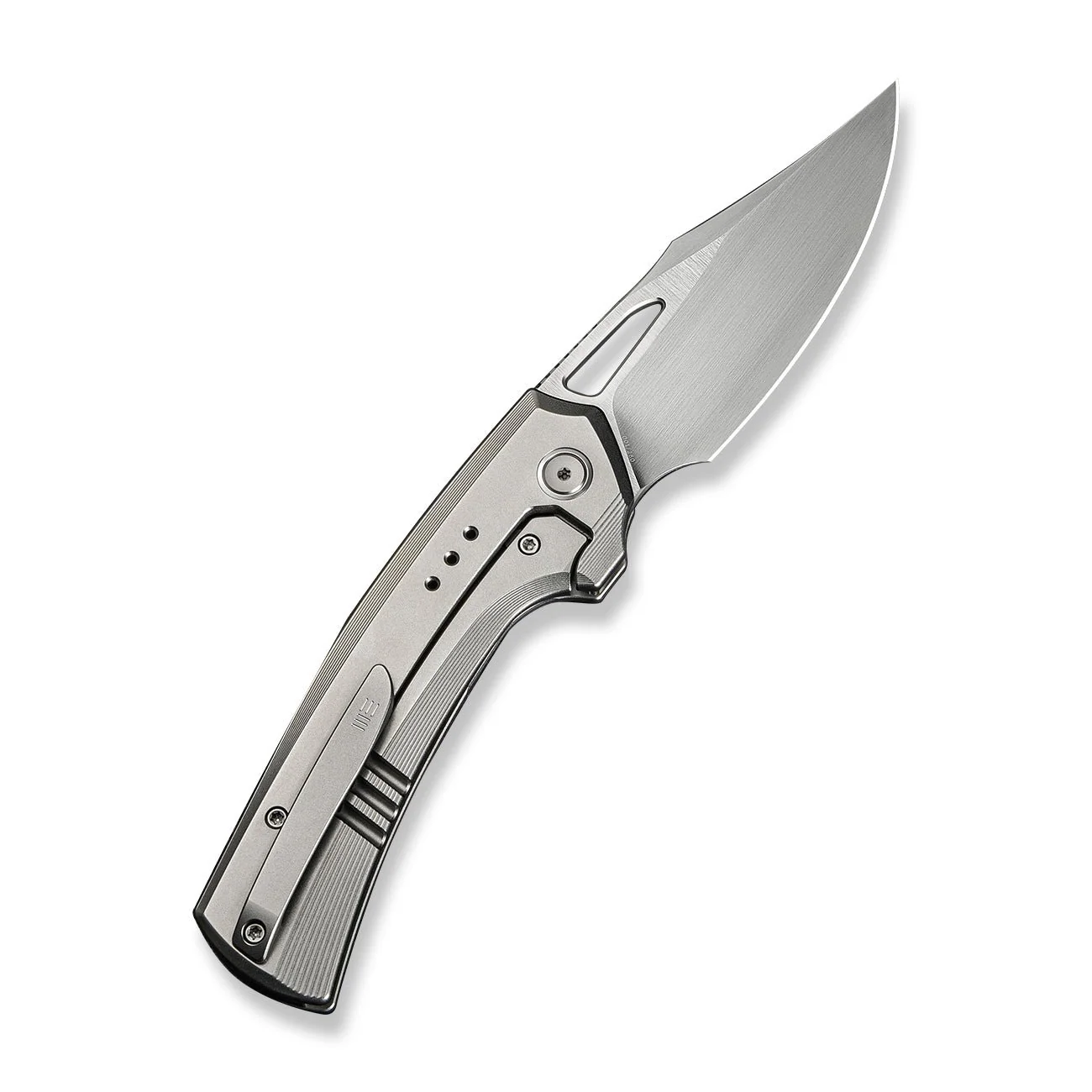 WEKNIFE Nefaris Flipper & Thumb Hole Knife Titanium Handle (3.48" CPM 20CV Blade) WE22040FA-1 - Image 2