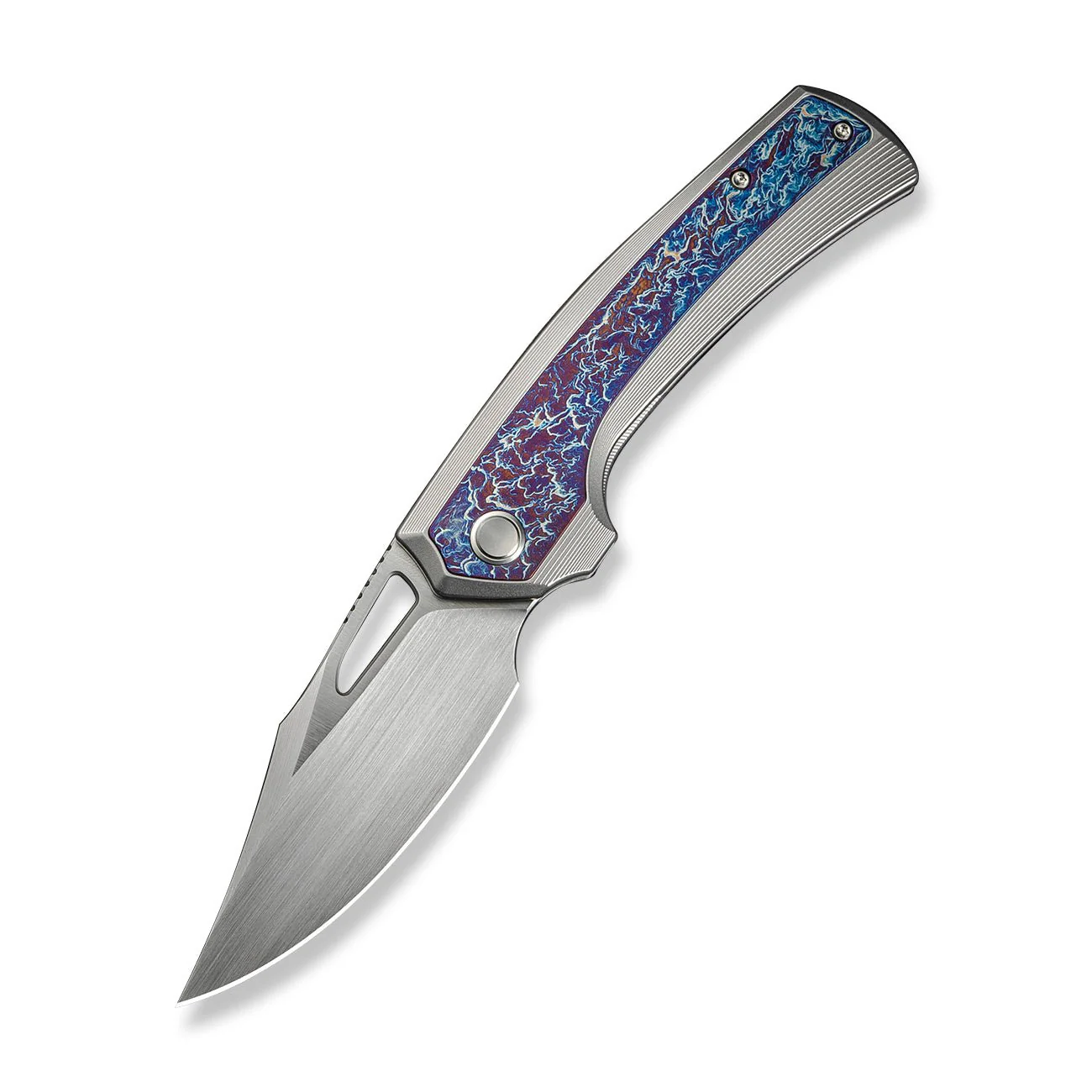 WEKNIFE Nefaris Flipper & Thumb Hole Knife Titanium Handle (3.48" CPM 20CV Blade) WE22040FA-1 - Image 3