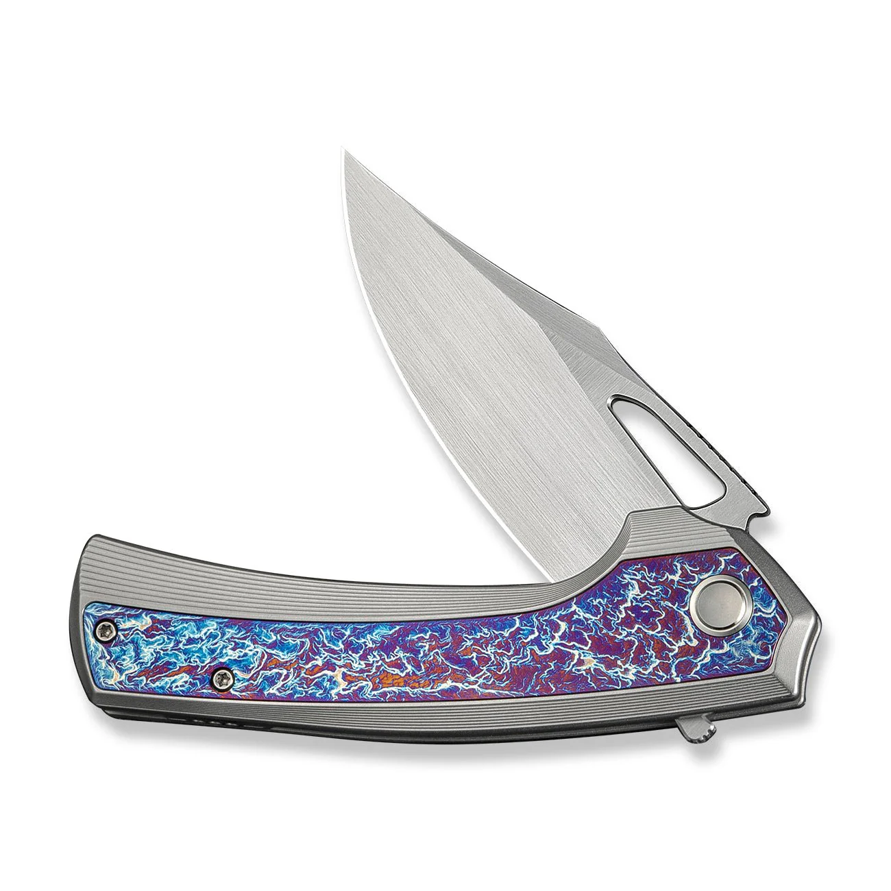 WEKNIFE Nefaris Flipper & Thumb Hole Knife Titanium Handle (3.48" CPM 20CV Blade) WE22040FA-1 - Image 5