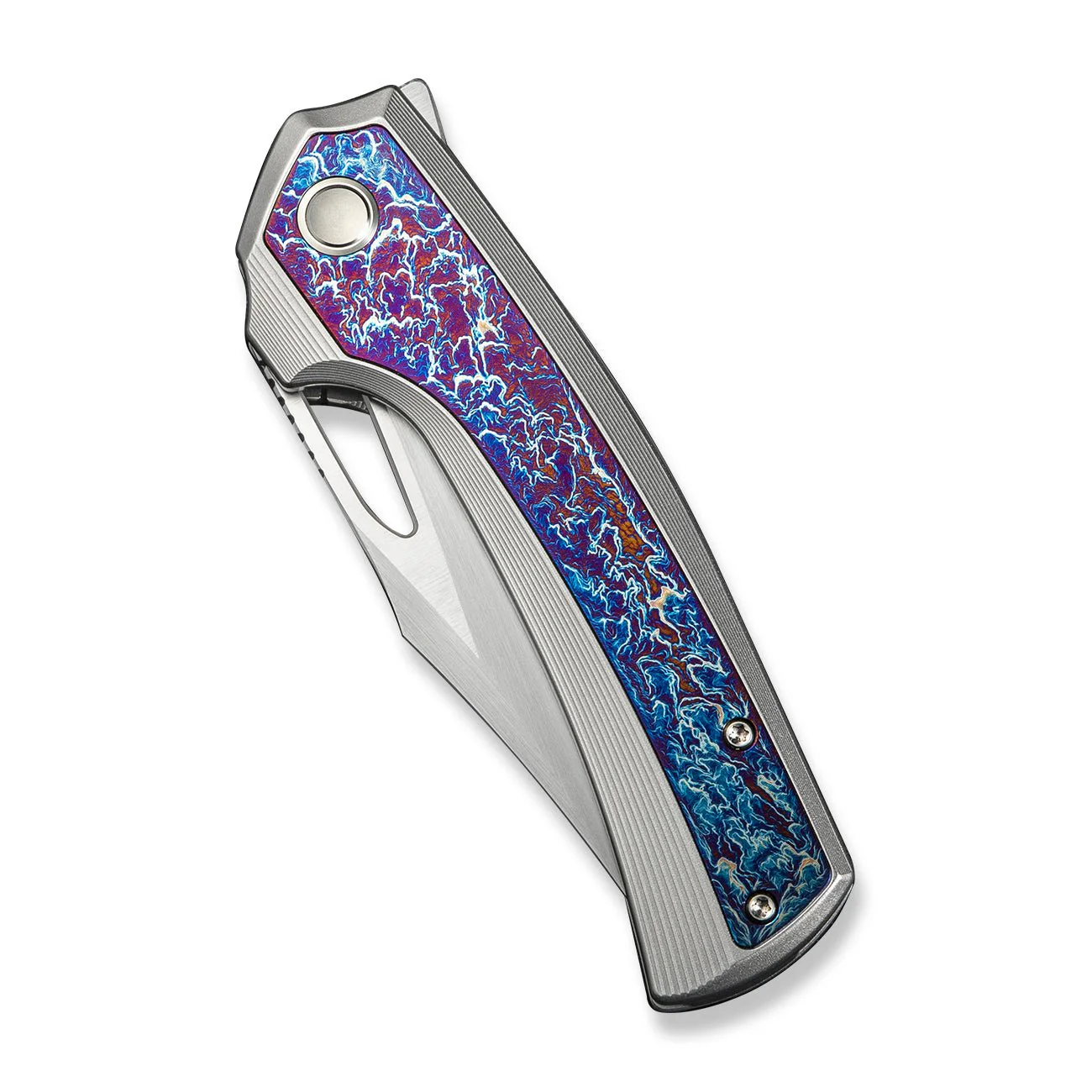 WEKNIFE Nefaris Flipper & Thumb Hole Knife Titanium Handle (3.48" CPM 20CV Blade) WE22040FA-1 - Image 6
