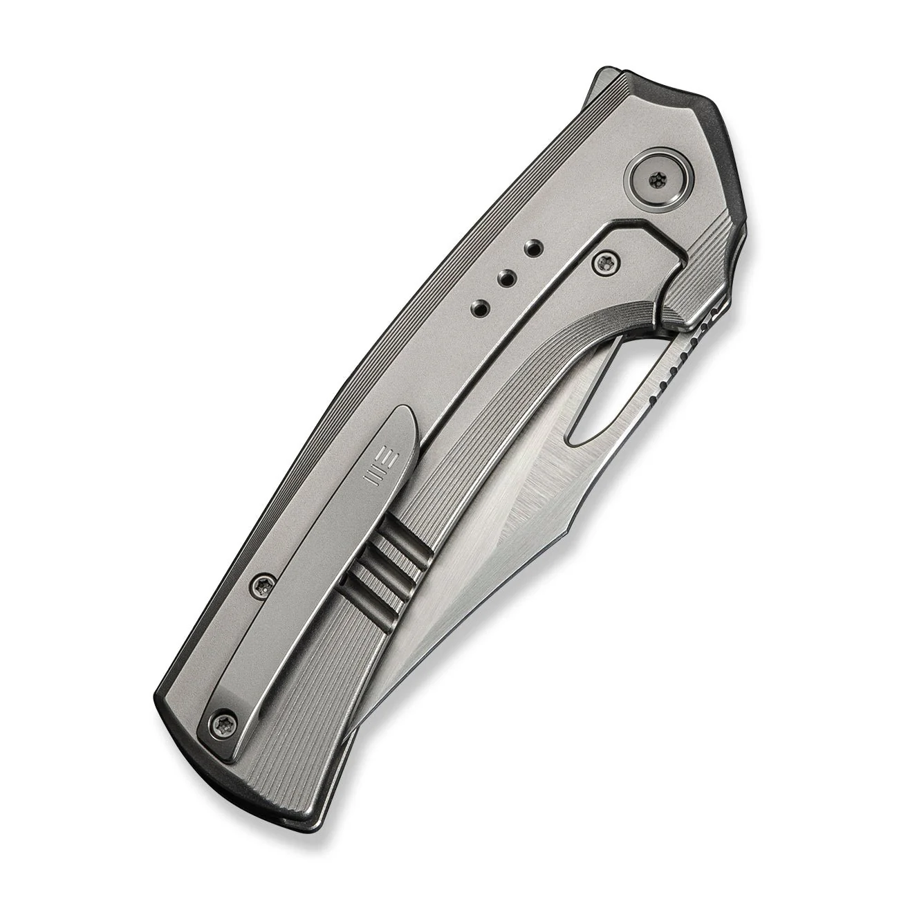WEKNIFE Nefaris Flipper & Thumb Hole Knife Titanium Handle (3.48" CPM 20CV Blade) WE22040FA-1 - Image 7