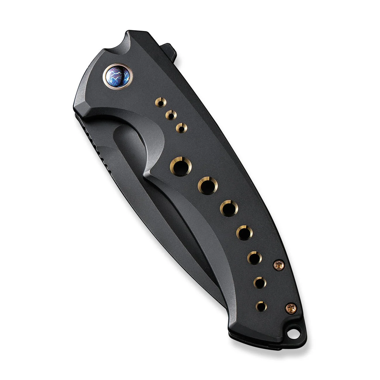WEKNIFE Nexusia Flipper Knife Titanium Handle (3.48" CPM 20CV Blade) WE22044-1 - Image 6