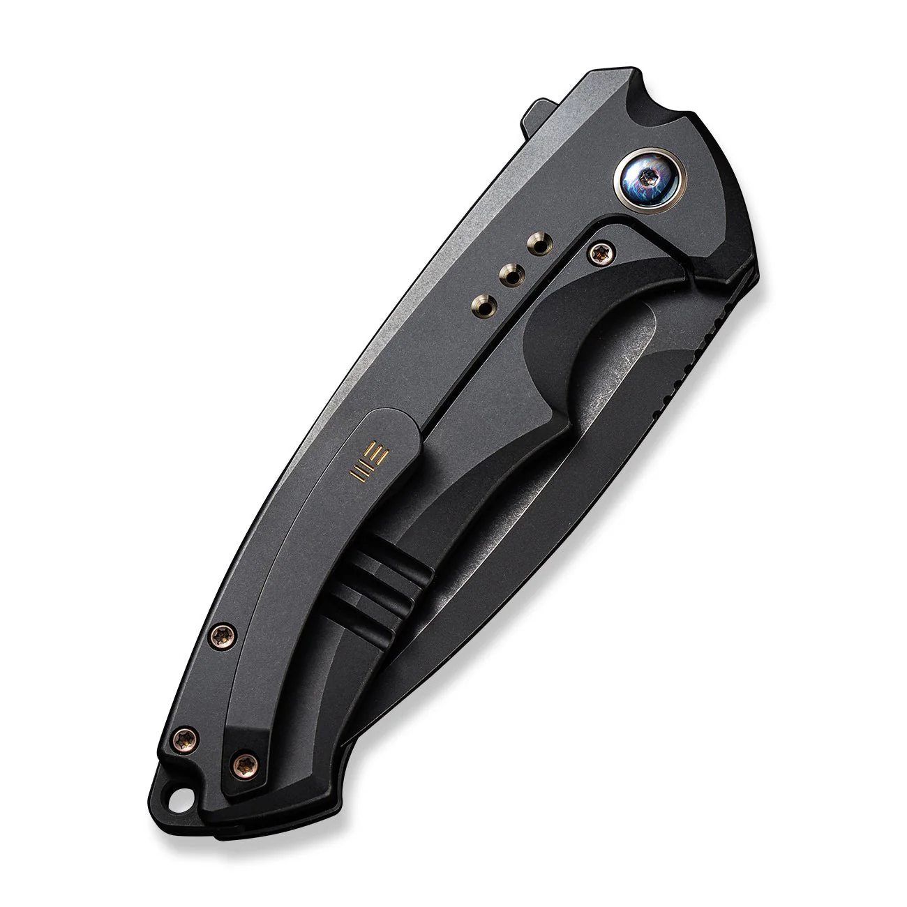 WEKNIFE Nexusia Flipper Knife Titanium Handle (3.48" CPM 20CV Blade) WE22044-1 - Image 7