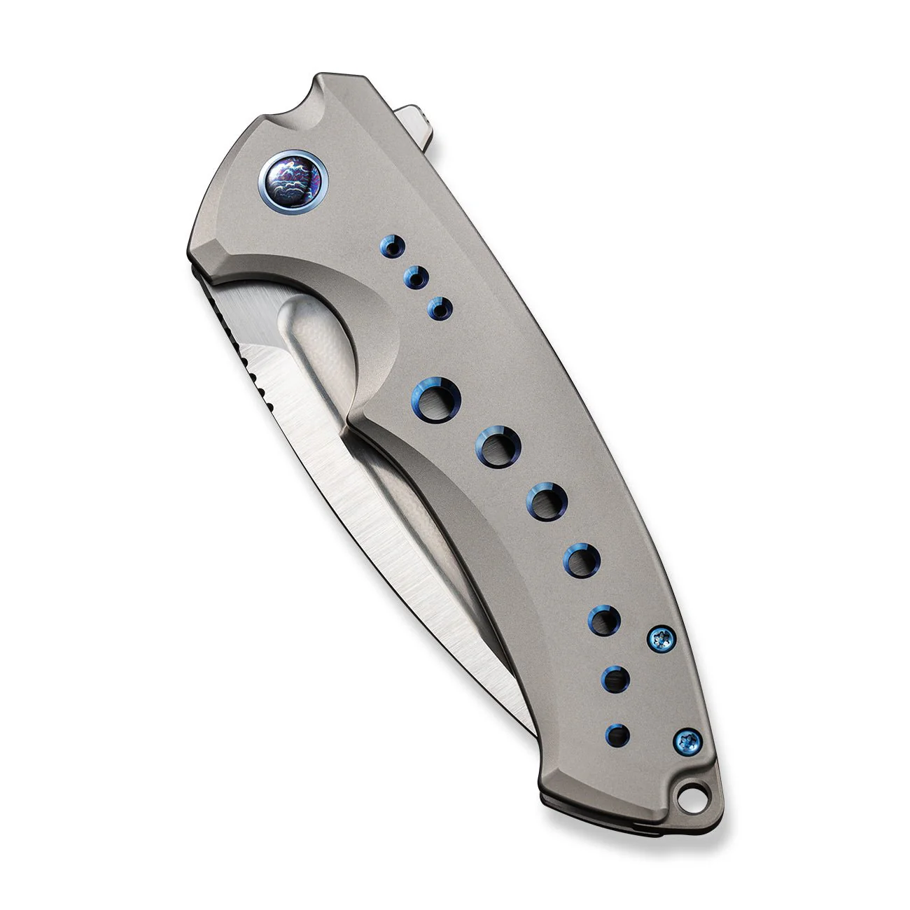 WEKNIFE Nexusia Flipper Knife Titanium Handle (3.48" CPM 20CV Blade) WE22044-2 - Image 6