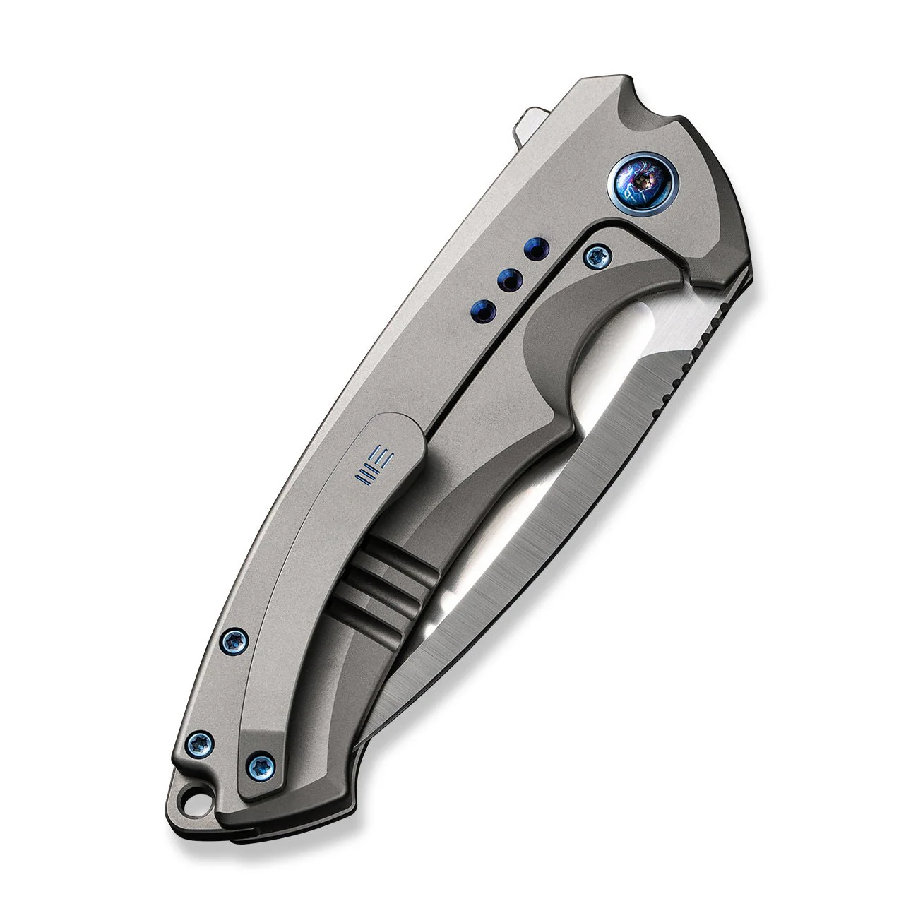 WEKNIFE Nexusia Flipper Knife Titanium Handle (3.48" CPM 20CV Blade) WE22044-2 - Image 7