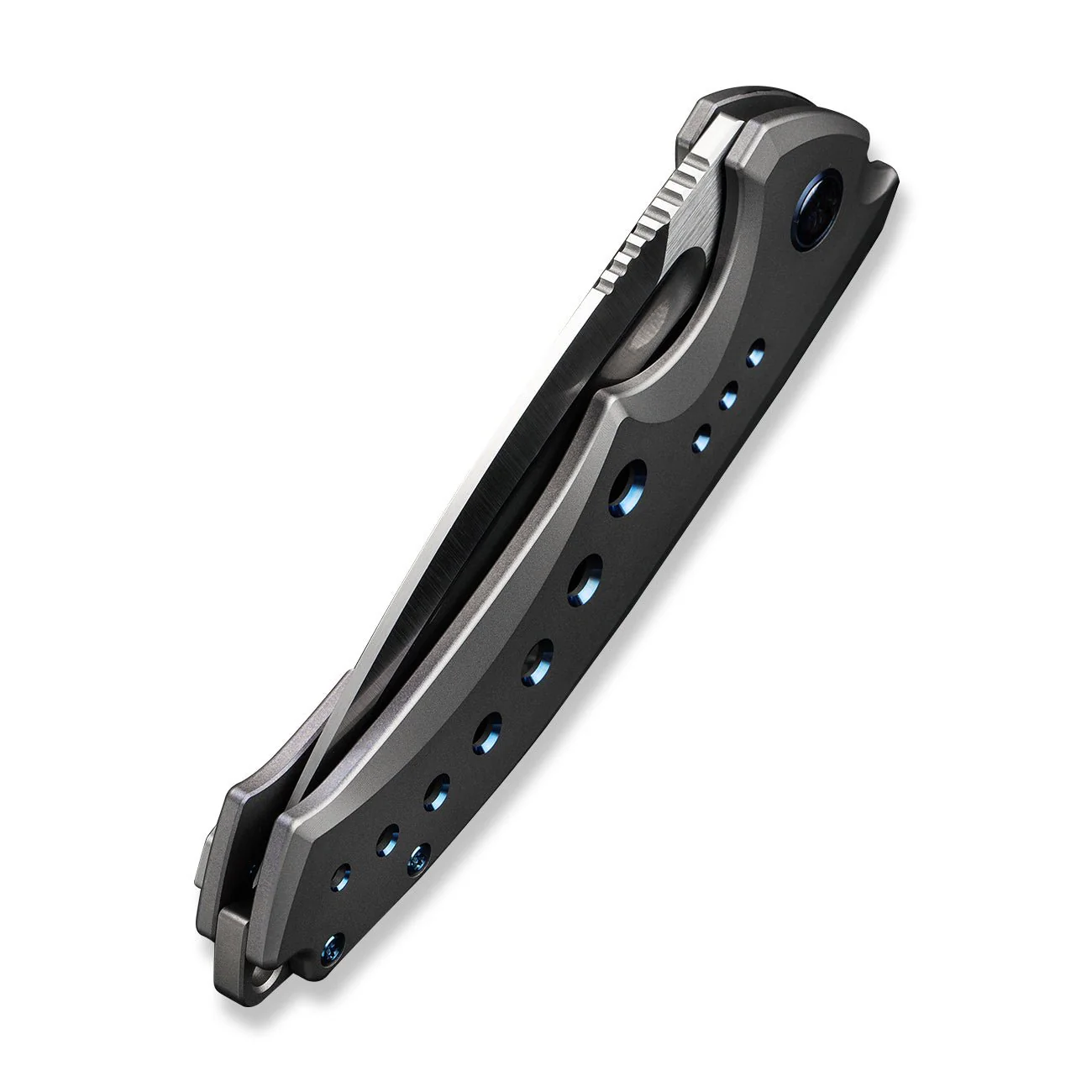 WEKNIFE Nexusia Flipper Knife Titanium Handle (3.48" CPM 20CV Blade) WE22044-2 - Image 8
