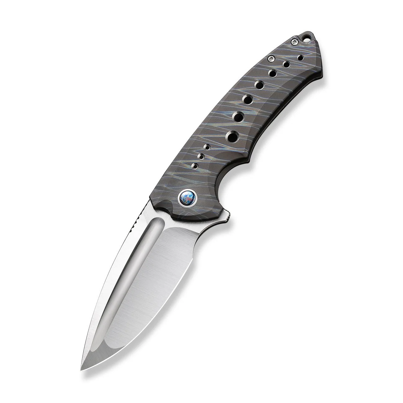 WEKNIFE Nexusia Flipper Knife Titanium Handle (3.48" CPM 20CV Blade) WE22044-3 - Image 3