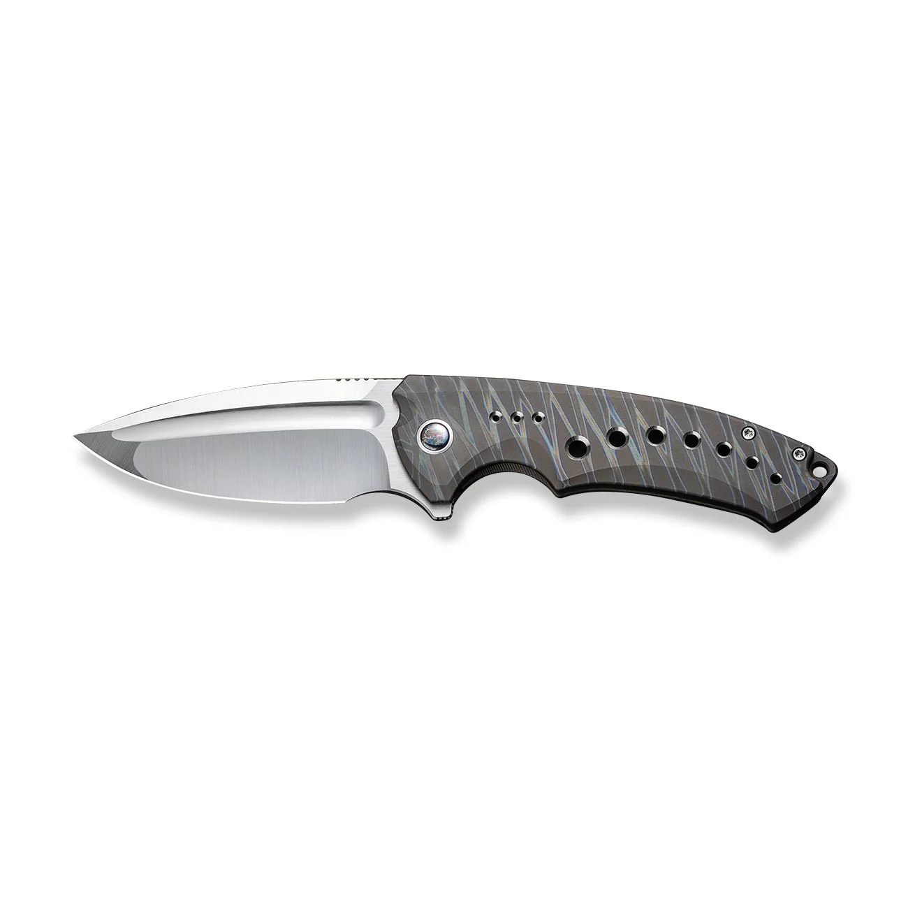 WEKNIFE Nexusia Flipper Knife Titanium Handle (3.48" CPM 20CV Blade) WE22044-3 - Image 4