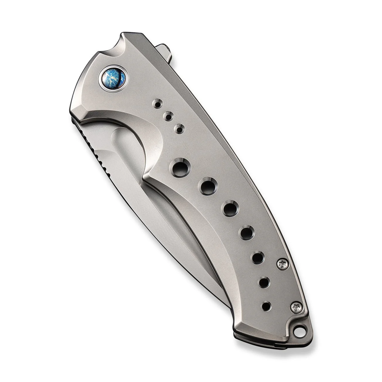WEKNIFE Nexusia Flipper Knife Titanium Handle (3.48" CPM 20CV Blade) WE22044-4 - Image 6