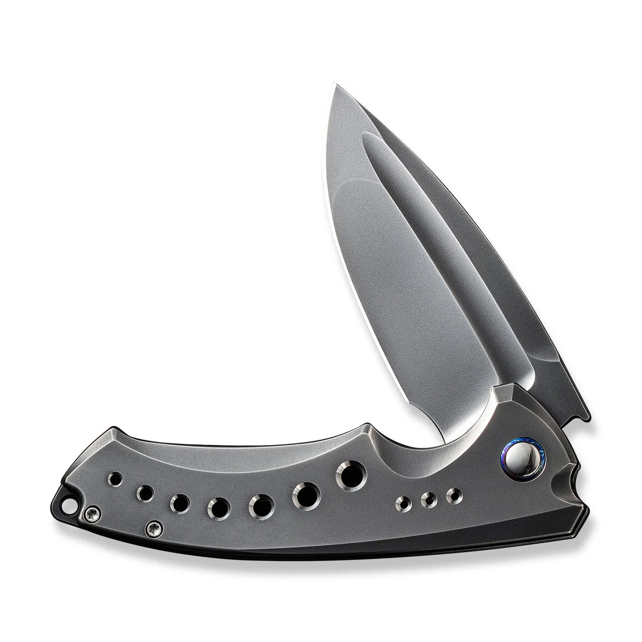 WEKNIFE Nexusia Flipper Knife Titanium Handle (3.48" CPM 20CV Blade) WE22044-6 - Image 5