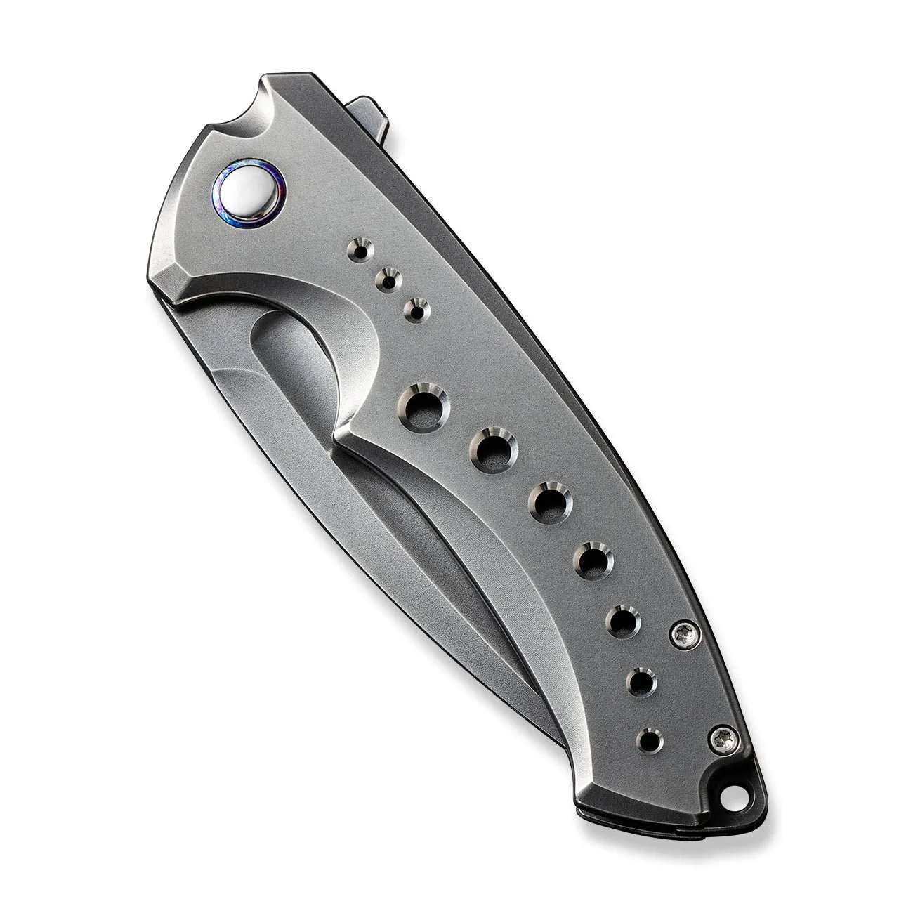 WEKNIFE Nexusia Flipper Knife Titanium Handle (3.48" CPM 20CV Blade) WE22044-6 - Image 6