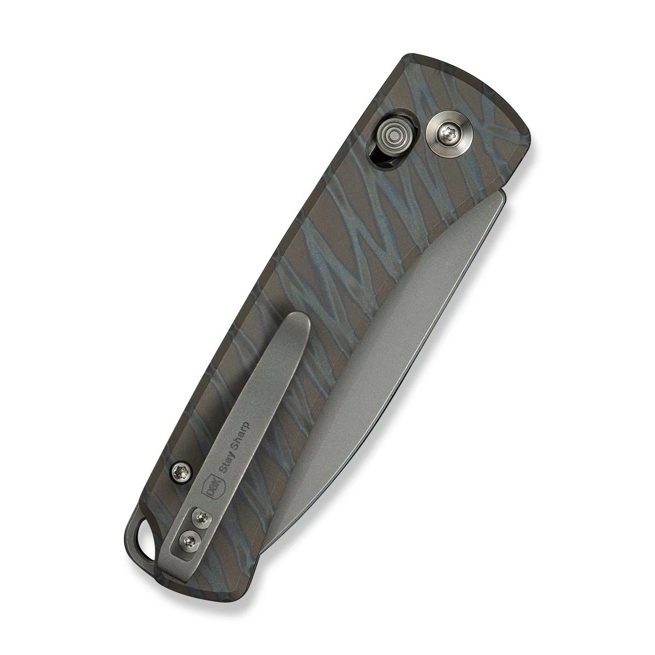 WEKNIFE Nightblade Crossbar Lock Knife Titanium Handle (2.98" CPM 20CV Blade) WE22046-3 - Image 9