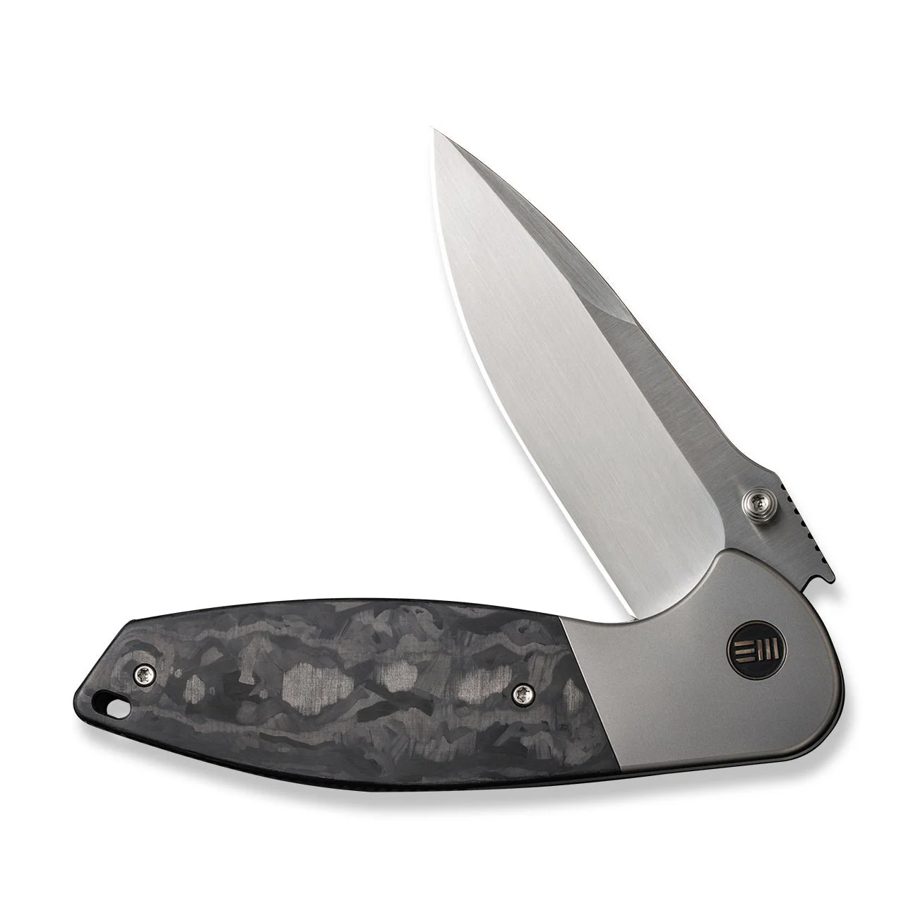 WEKNIFE Nitro OG Flipper & Thumb Stud Knife Titanium & Carbon Fiber Handle (3.75" CPM 20CV Blade) WE23035-1 - Image 5