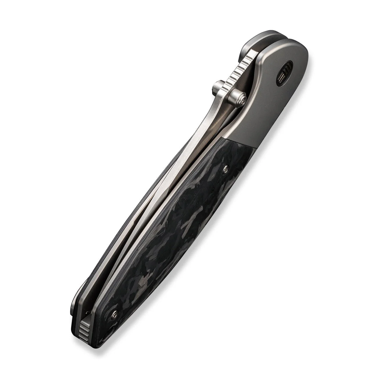 WEKNIFE Nitro OG Flipper & Thumb Stud Knife Titanium & Carbon Fiber Handle (3.75" CPM 20CV Blade) WE23035-1 - Image 8