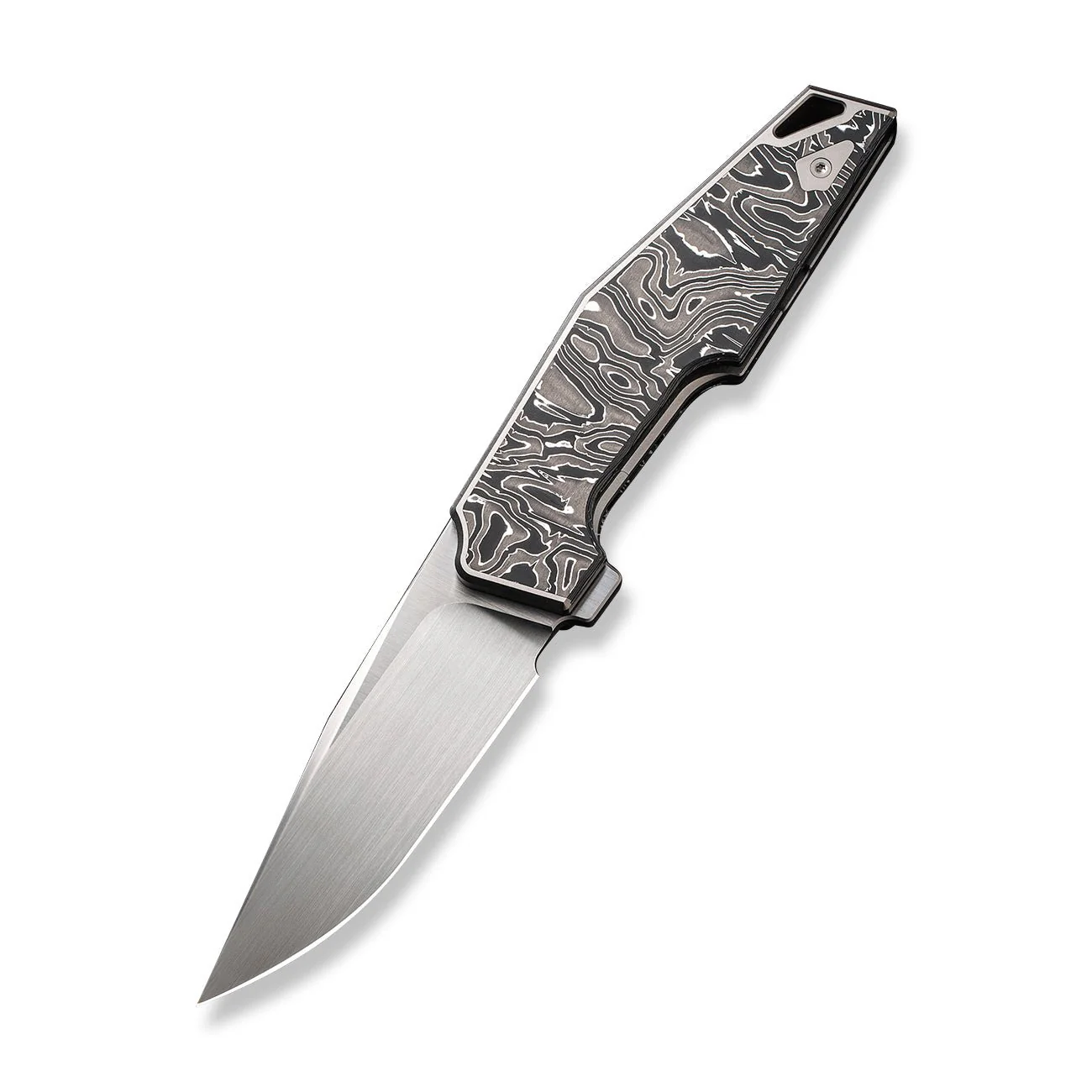 WEKNIFE OAO (One and Only) Flipper Knife Titanium & Carbon Fiber Handle (3.4" CPM 20CV Blade) WE23001-1 - Image 3