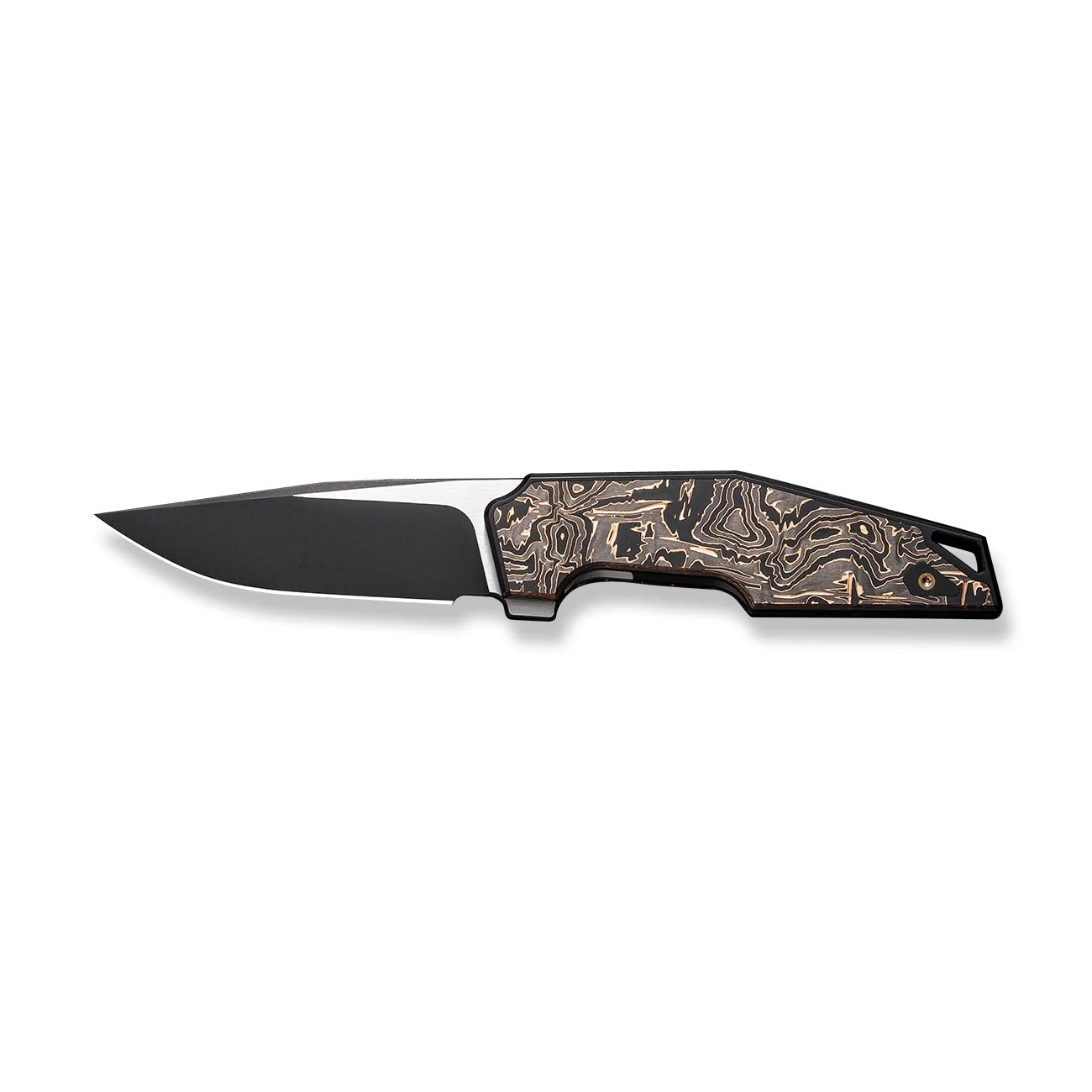 WEKNIFE OAO (One and Only) Flipper Knife Titanium & Carbon Fiber Handle (3.4" CPM 20CV Blade) WE23001-2 - Image 4