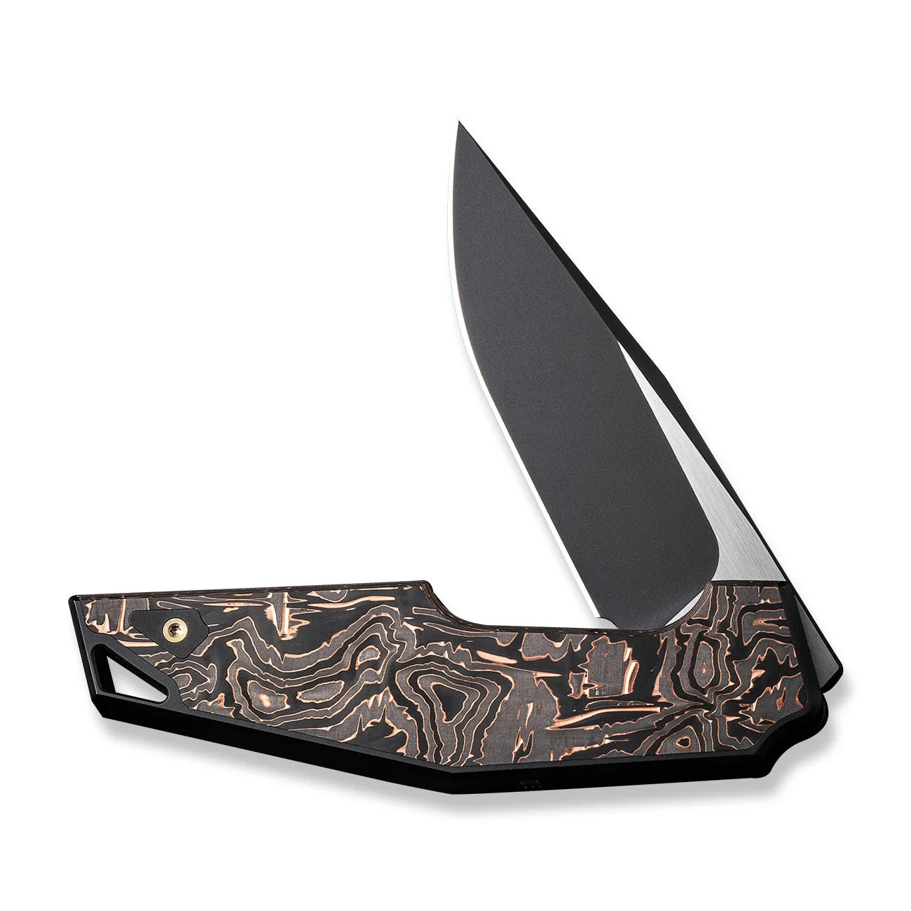 WEKNIFE OAO (One and Only) Flipper Knife Titanium & Carbon Fiber Handle (3.4" CPM 20CV Blade) WE23001-2 - Image 5