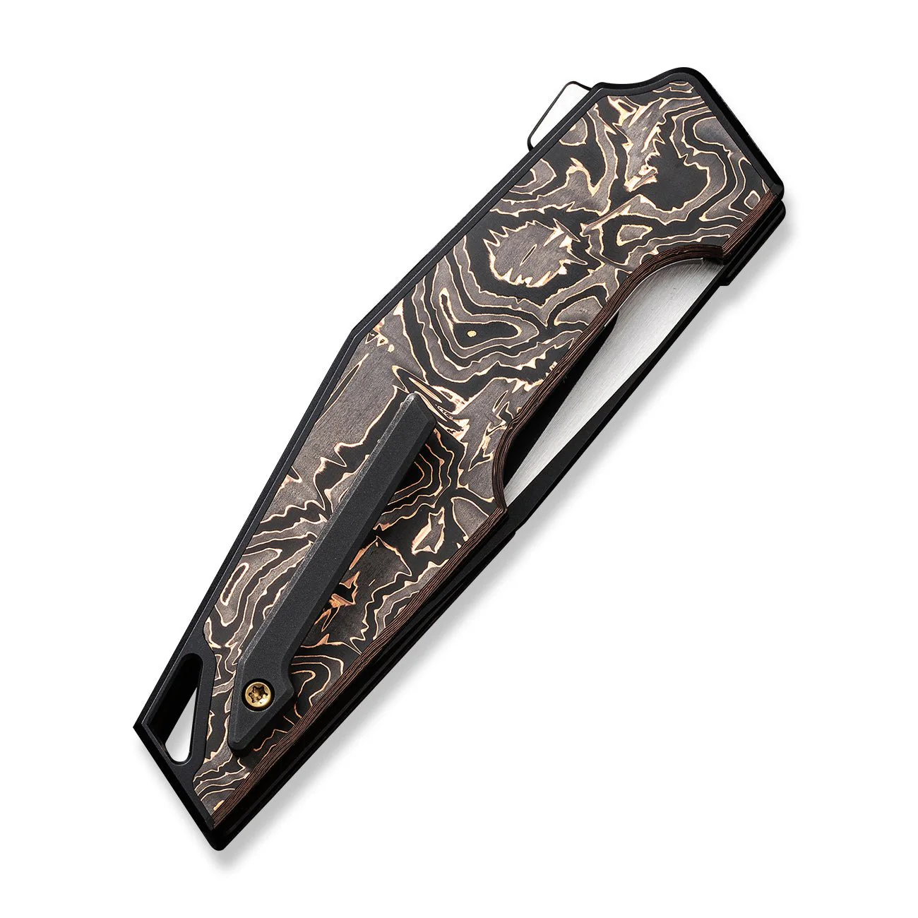 WEKNIFE OAO (One and Only) Flipper Knife Titanium & Carbon Fiber Handle (3.4" CPM 20CV Blade) WE23001-2 - Image 7