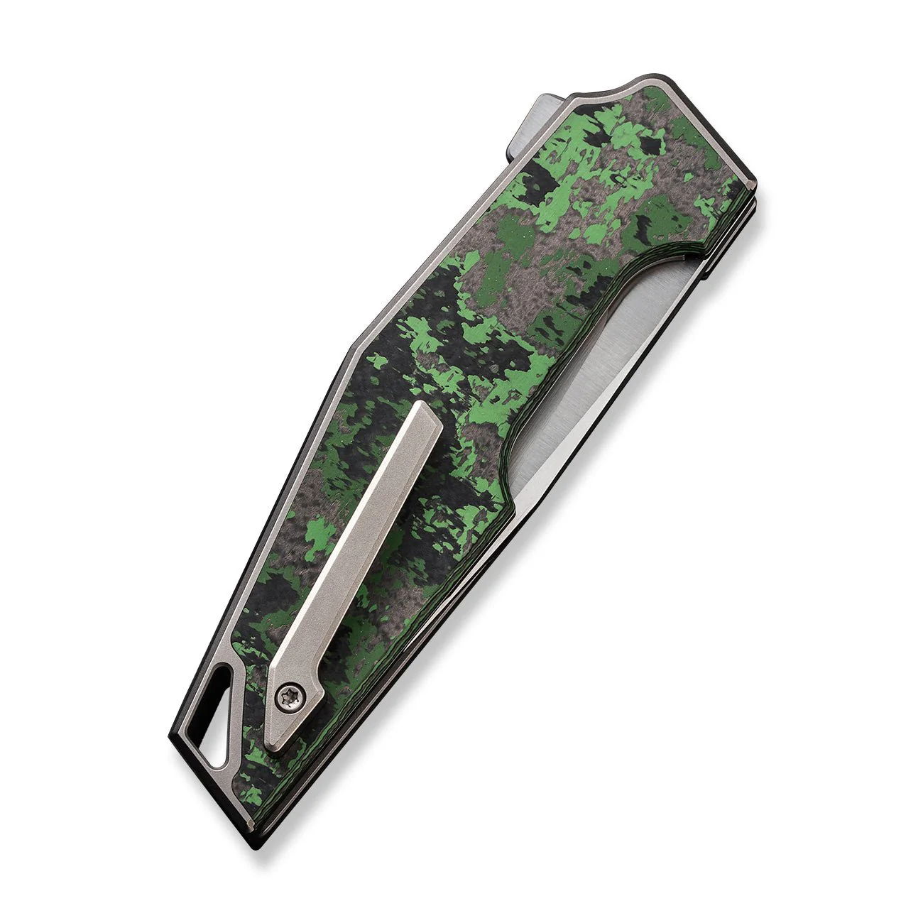 WEKNIFE OAO (One and Only) Flipper Knife Titanium & FatCarbon Fiber Handle (3.4" CPM 20CV Blade) WE23001-3 - Image 7