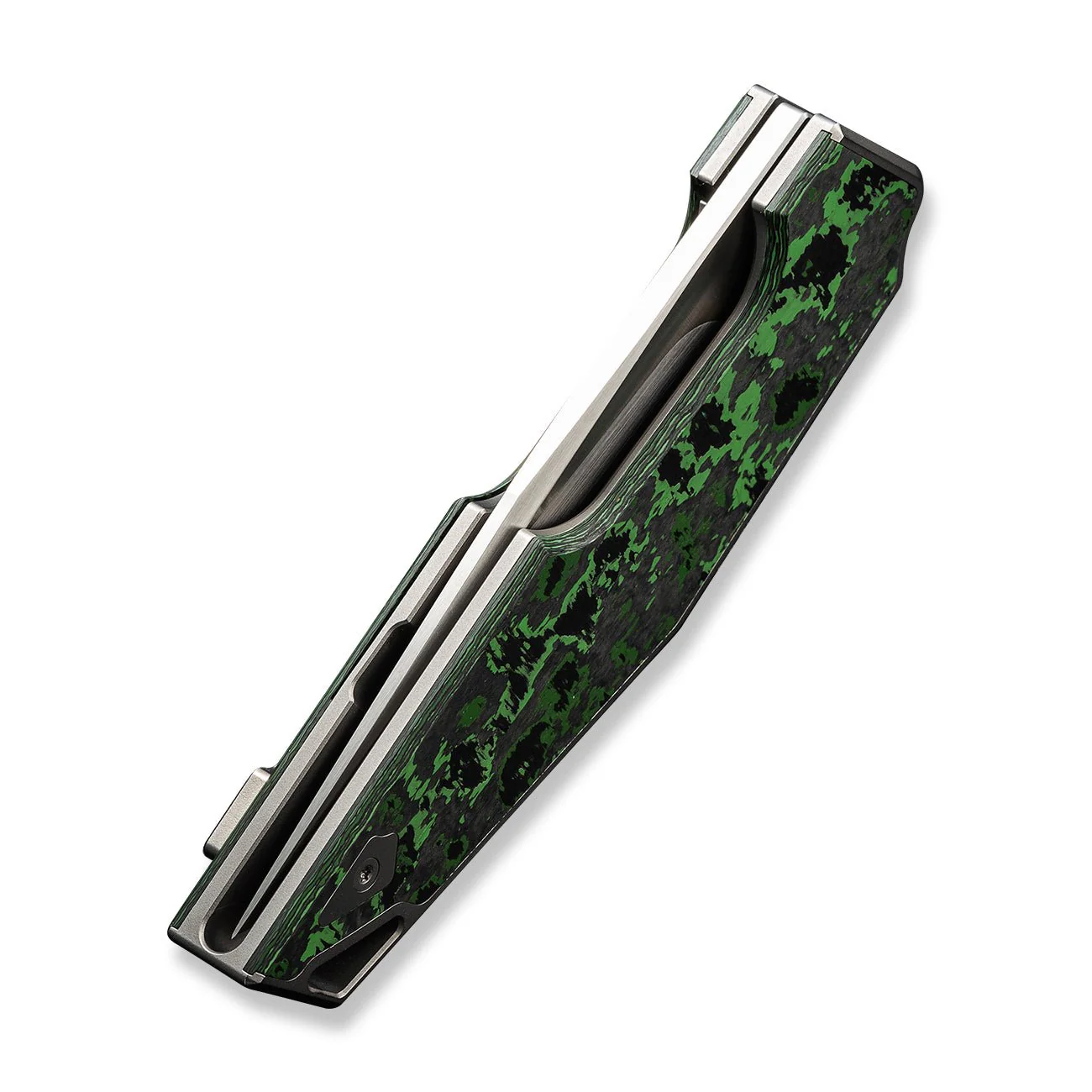 WEKNIFE OAO (One and Only) Flipper Knife Titanium & FatCarbon Fiber Handle (3.4" CPM 20CV Blade) WE23001-3 - Image 8