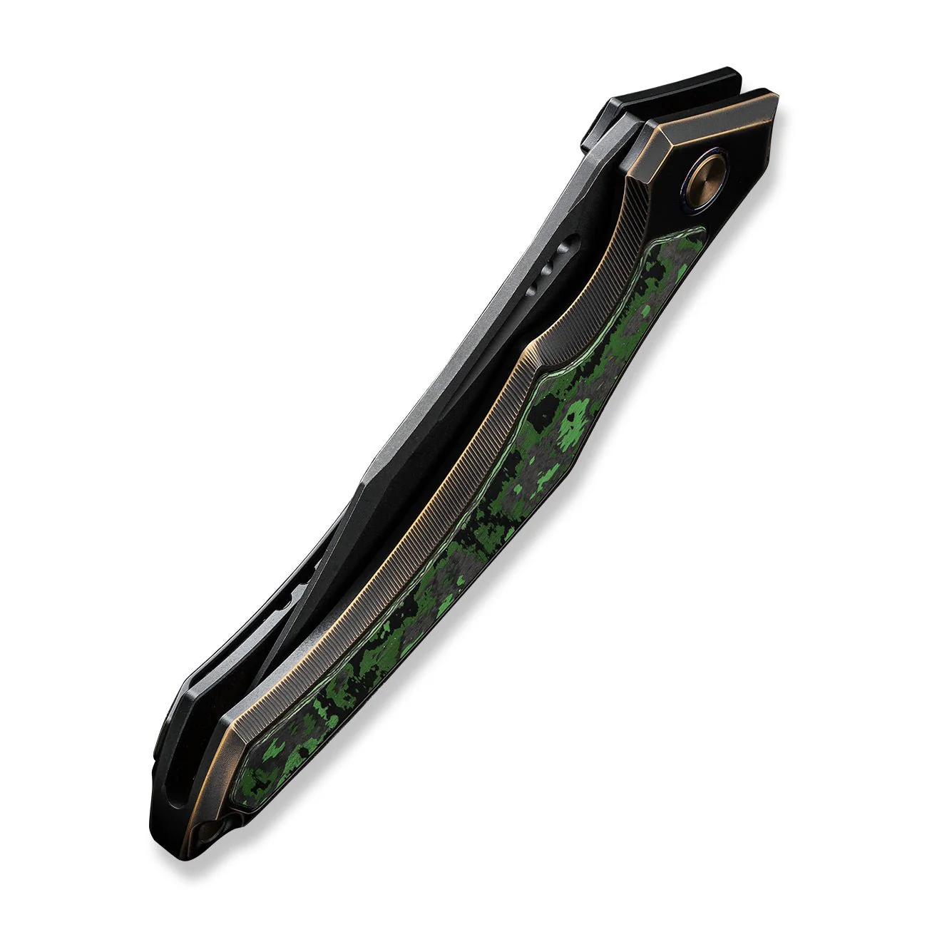WEKNIFE Orpheus Flipper Knife Titanium & FatCarbon Fiber Handle (3.48" CPM 20CV Blade) WE23009-1 - Image 8