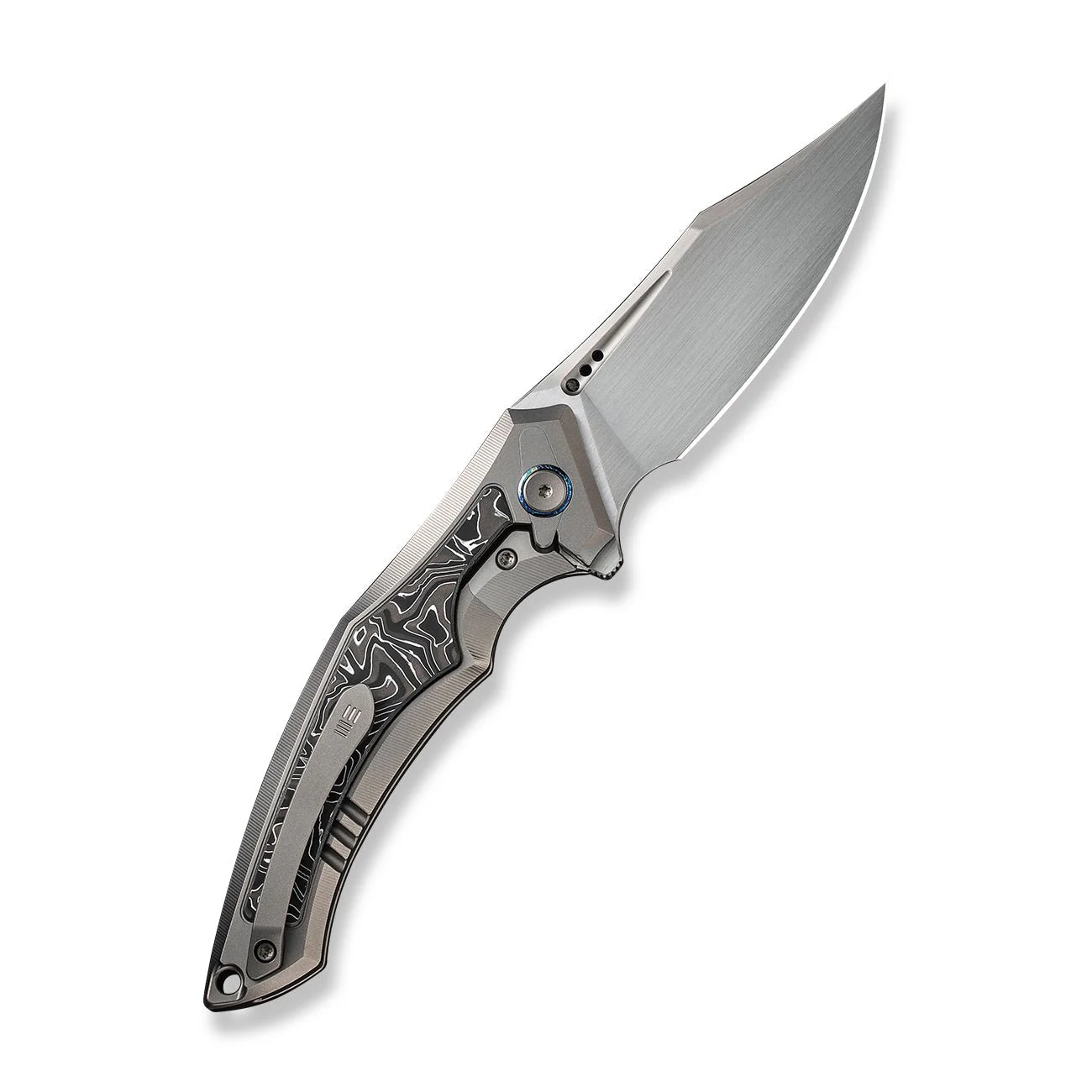 WEKNIFE Orpheus Flipper Knife Titanium & Carbon Fiber Handle (3.48" CPM 20CV Blade) WE23009-2 - Image 2