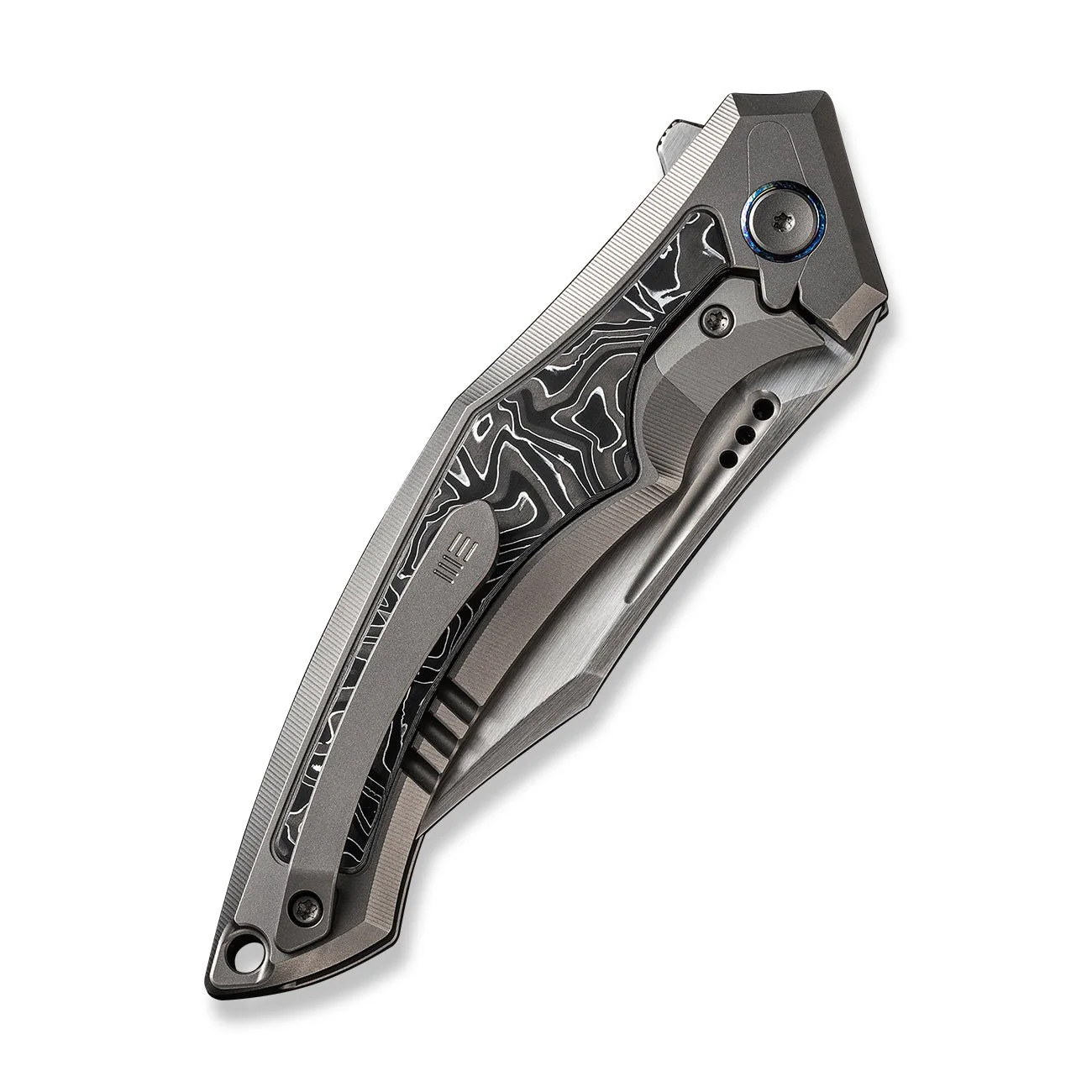 WEKNIFE Orpheus Flipper Knife Titanium & Carbon Fiber Handle (3.48" CPM 20CV Blade) WE23009-2 - Image 7