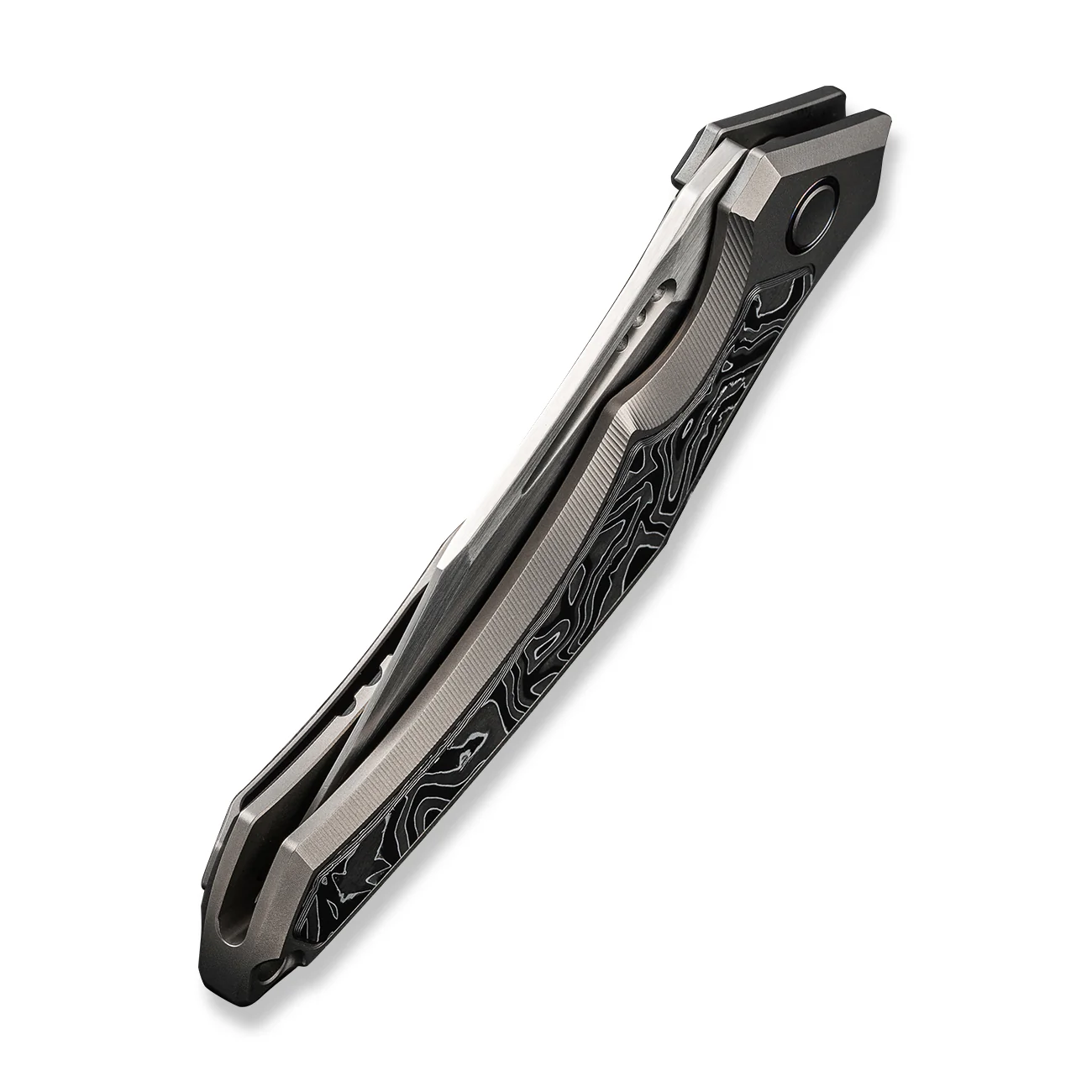 WEKNIFE Orpheus Flipper Knife Titanium & Carbon Fiber Handle (3.48" CPM 20CV Blade) WE23009-2 - Image 8