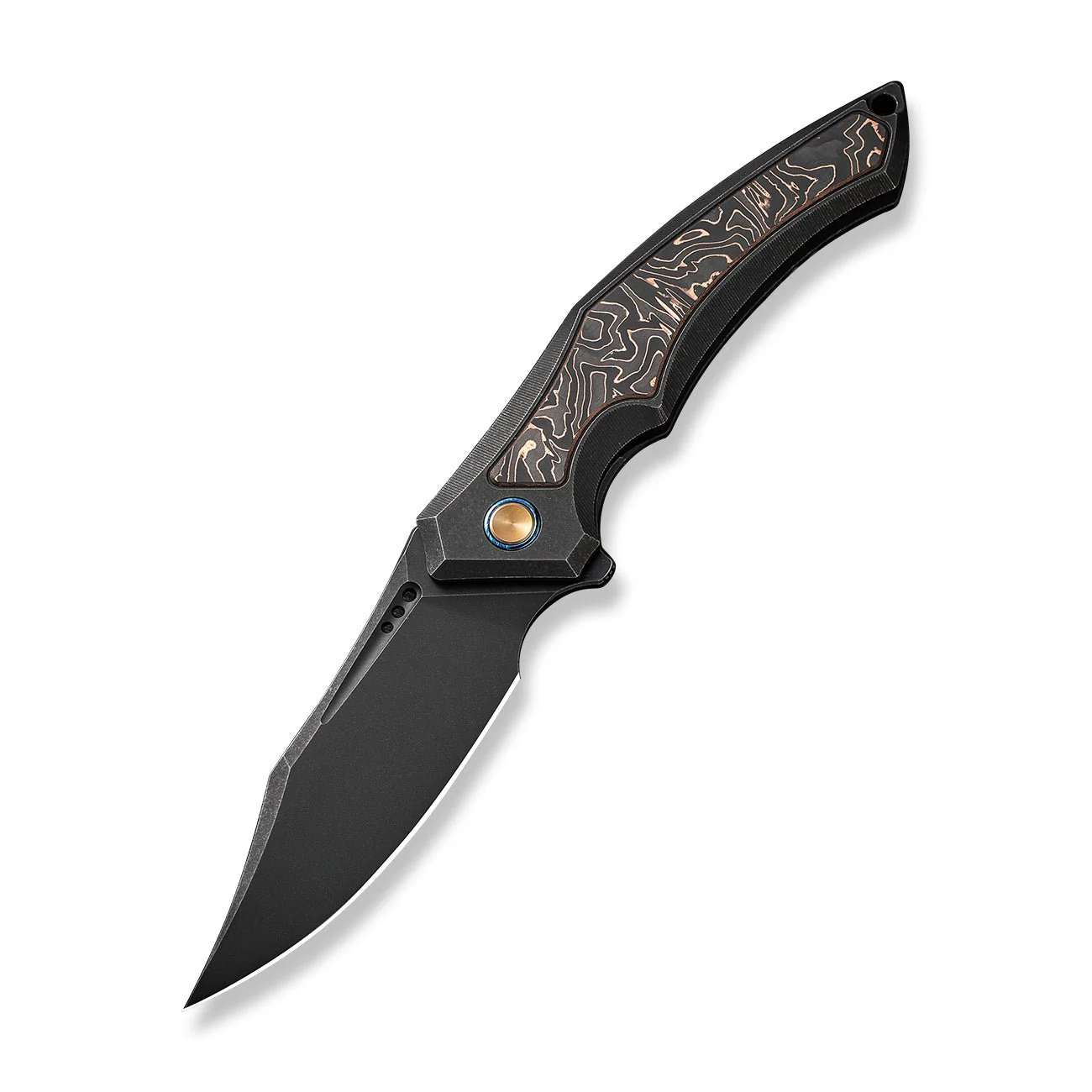 WEKNIFE Orpheus Flipper Knife Titanium & Carbon Fiber Handle (3.48" CPM 20CV Blade) WE23009-3 - Image 3