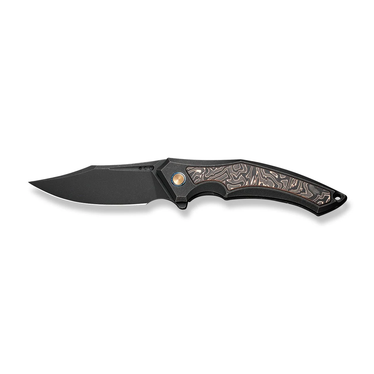 WEKNIFE Orpheus Flipper Knife Titanium & Carbon Fiber Handle (3.48" CPM 20CV Blade) WE23009-3 - Image 4