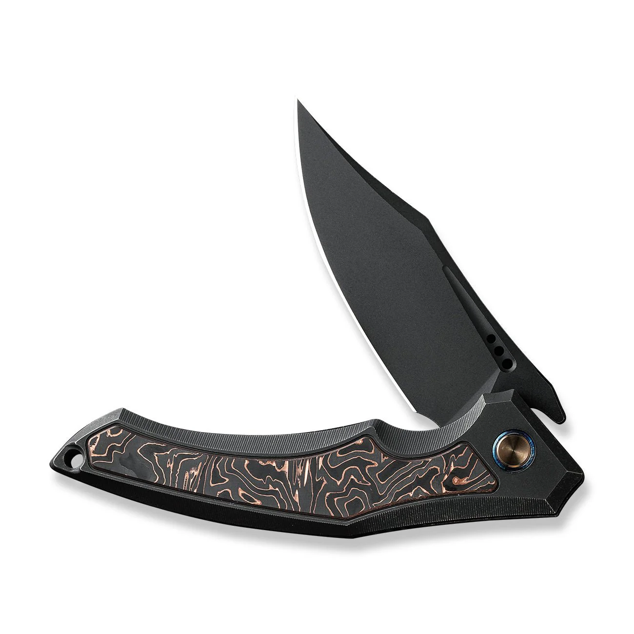 WEKNIFE Orpheus Flipper Knife Titanium & Carbon Fiber Handle (3.48" CPM 20CV Blade) WE23009-3 - Image 5