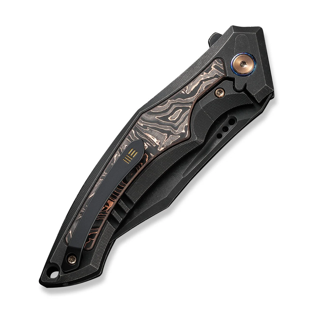 WEKNIFE Orpheus Flipper Knife Titanium & Carbon Fiber Handle (3.48" CPM 20CV Blade) WE23009-3 - Image 7