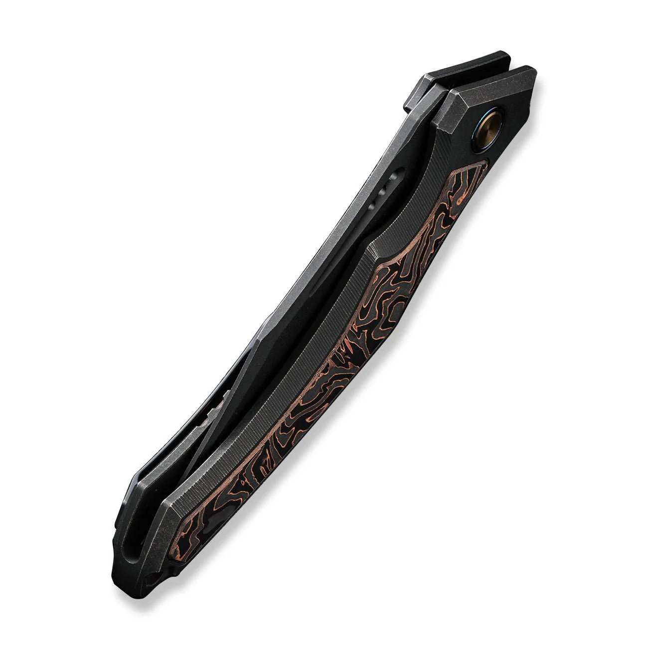 WEKNIFE Orpheus Flipper Knife Titanium & Carbon Fiber Handle (3.48" CPM 20CV Blade) WE23009-3 - Image 8
