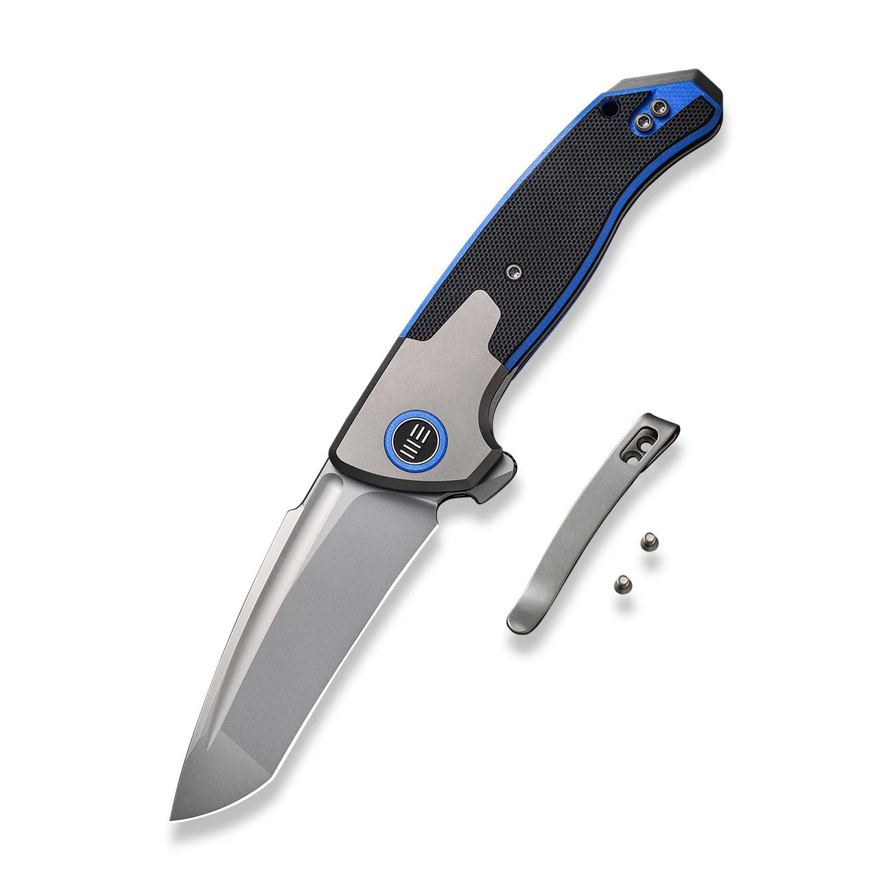 WEKNIFE Press Check Flipper Knife Titanium & G10 Handle (3.15" CPM 20CV Blade) WE20078A-2 - Image 3