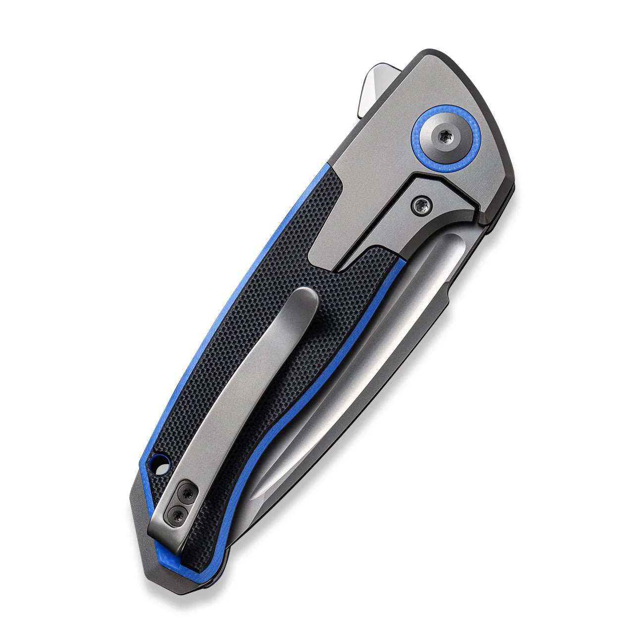 WEKNIFE Press Check Flipper Knife Titanium & G10 Handle (3.15" CPM 20CV Blade) WE20078A-2 - Image 6