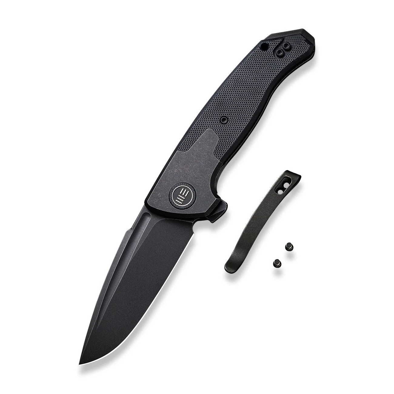 WEKNIFE Press Check Flipper Knife Titanium & G10 Handle (3.15" CPM 20CV Blade) WE20078B-1 - Image 3
