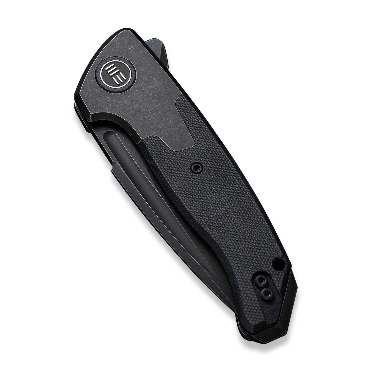 WEKNIFE Press Check Flipper Knife Titanium & G10 Handle (3.15" CPM 20CV Blade) WE20078B-1 - Image 5